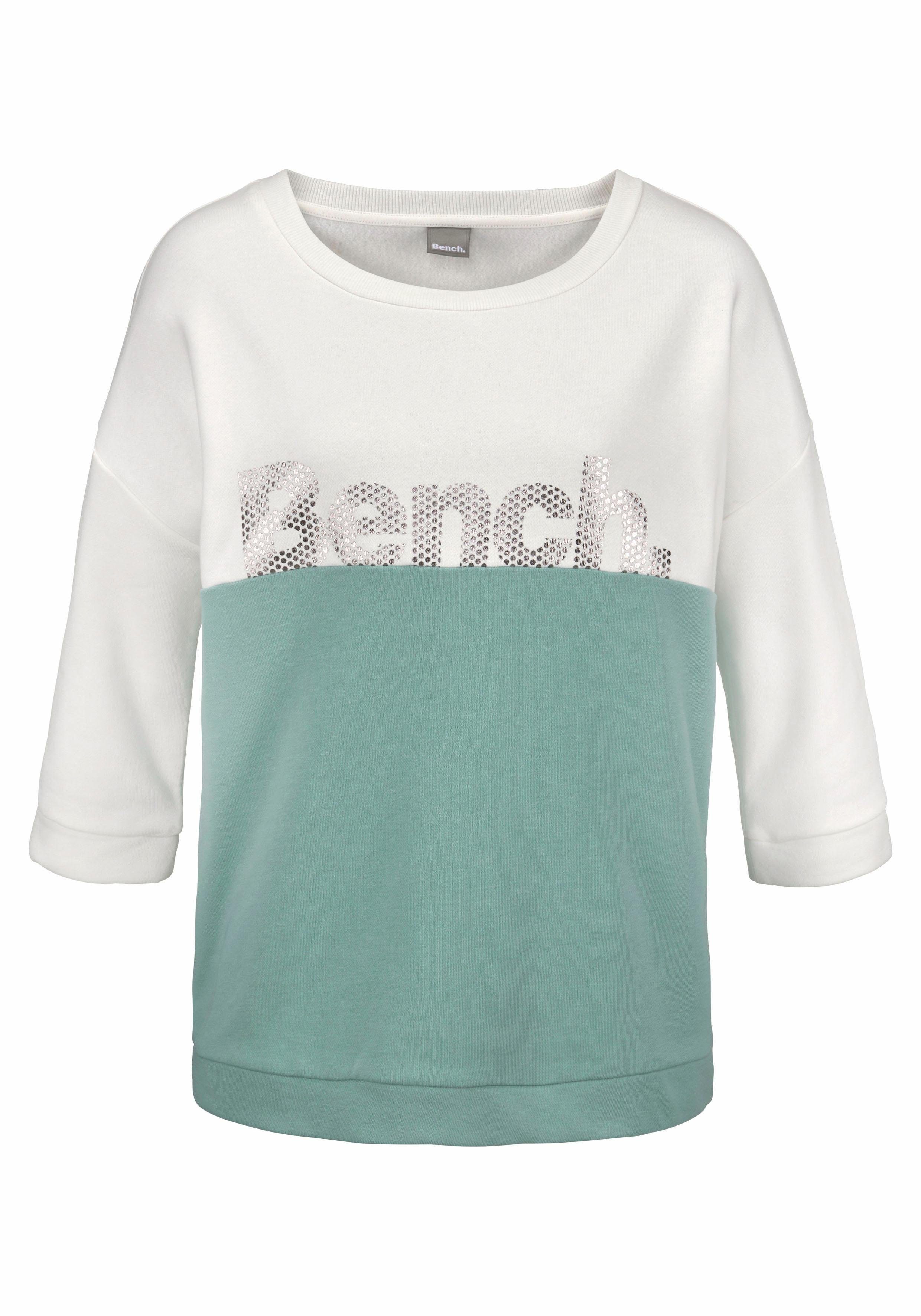 Bench. Sweatshirt in colorblocking ontwerp, loungewear, loungeanzug