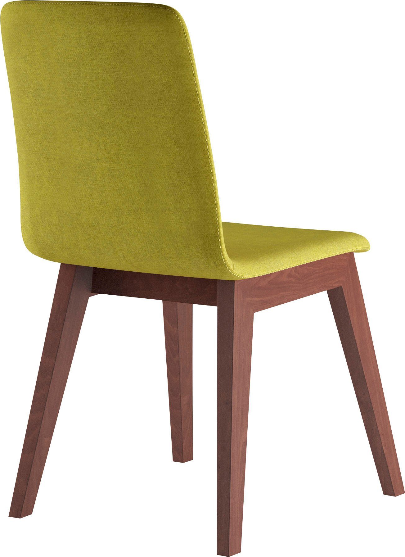 INOSIGN Stoel Sandy met verschillende stoelpootkleuren en kleurvarianten, zithoogte 47 cm (2 stuks)