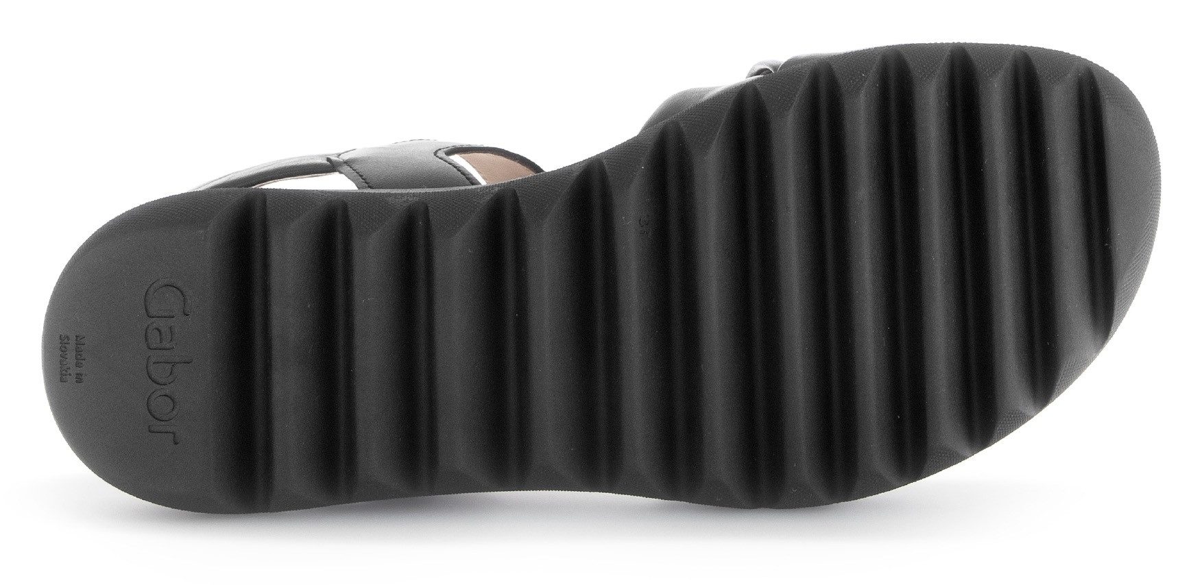 Gabor Sandalen , zomerschoen, wedge-sandaal, comfort-schoen met klittenbandsluiting