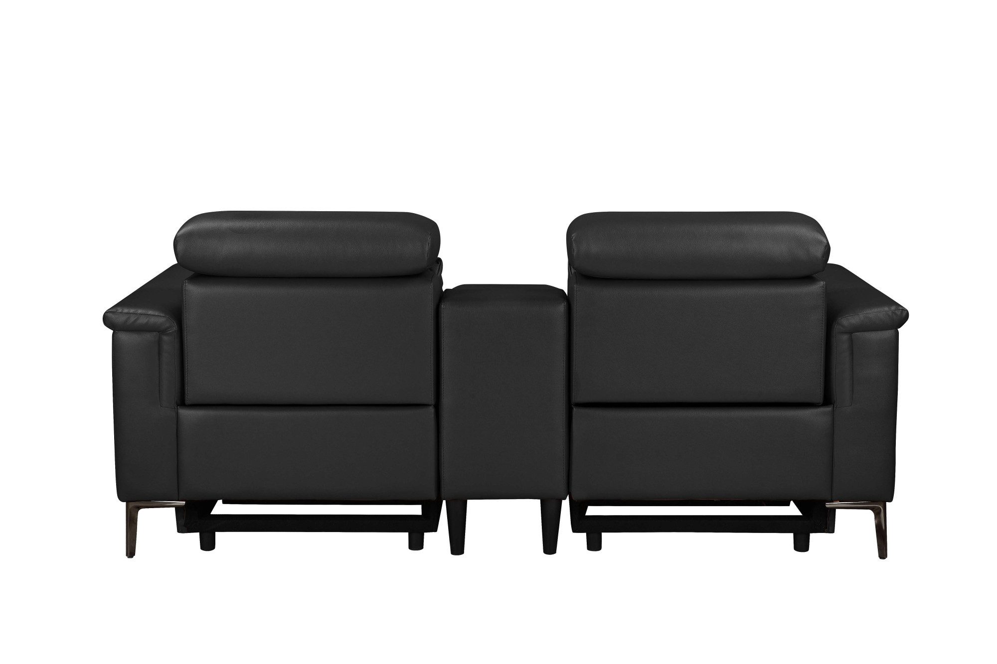 Places of Style 2-zitsbank Lund, 2-zits bioscoopbank, tv-fauteuil, multimedia-sofa, USB-A met elektrische of handmatige relaxfunctie, bekerhouder en opbergruimte
