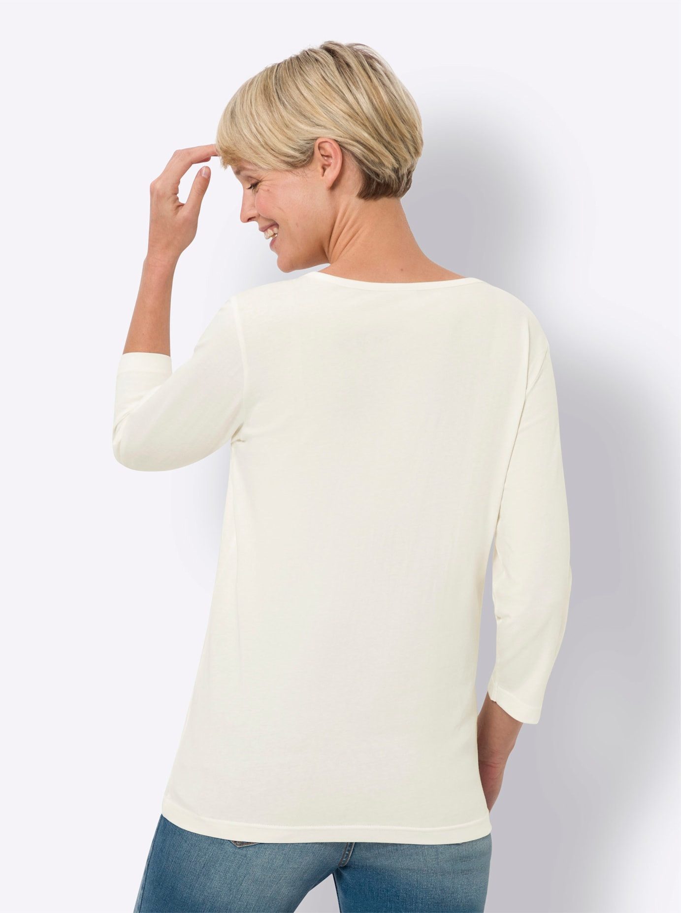 Classic Basics Shirt met 3/4 mouwen Set van 2 shirts (2-delig)