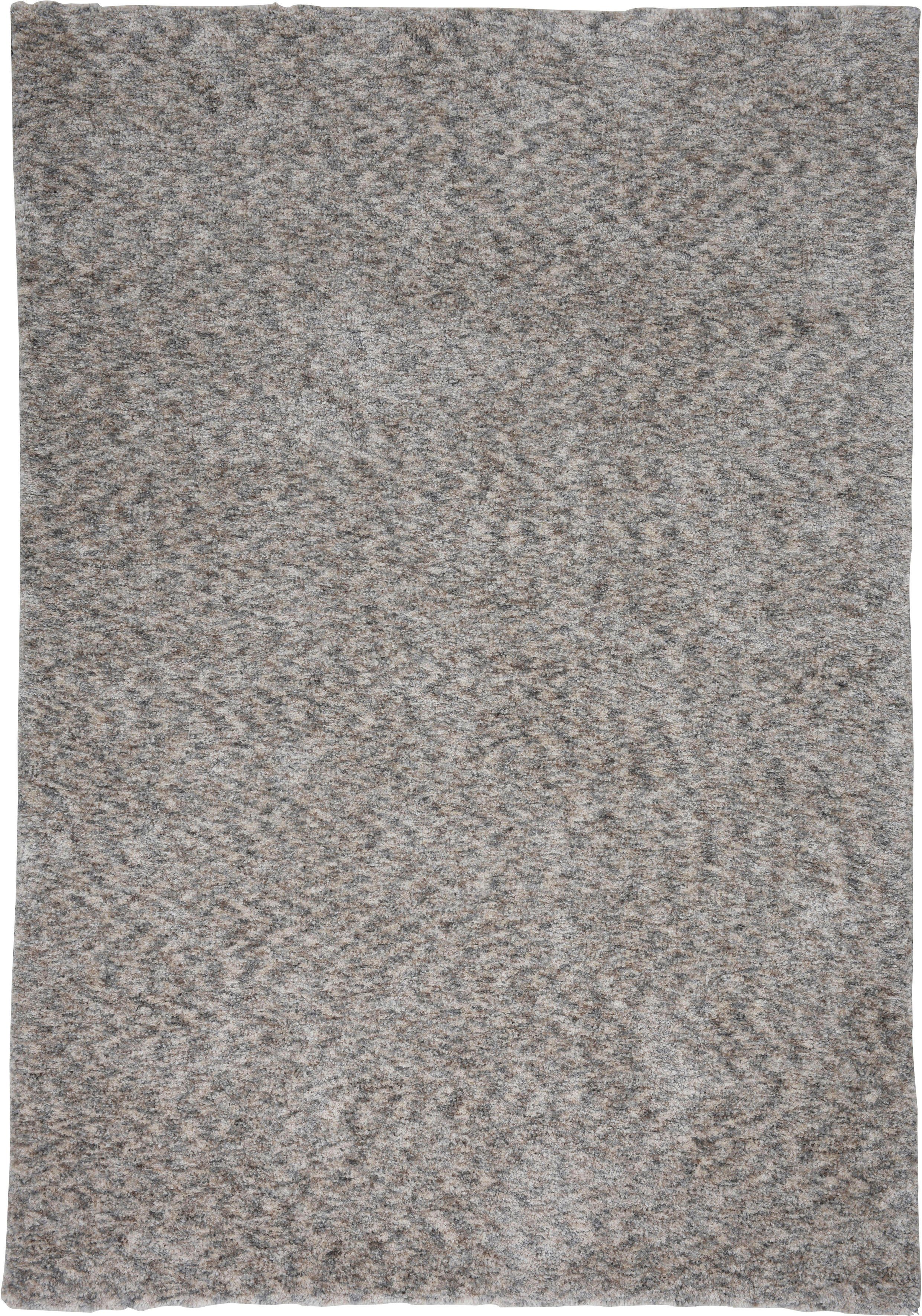 Sansibar Vloerkleed Munkmarsch Uni gemêleerd, 100% polyester, bijzonder zacht, woonkamer, slaapkamer