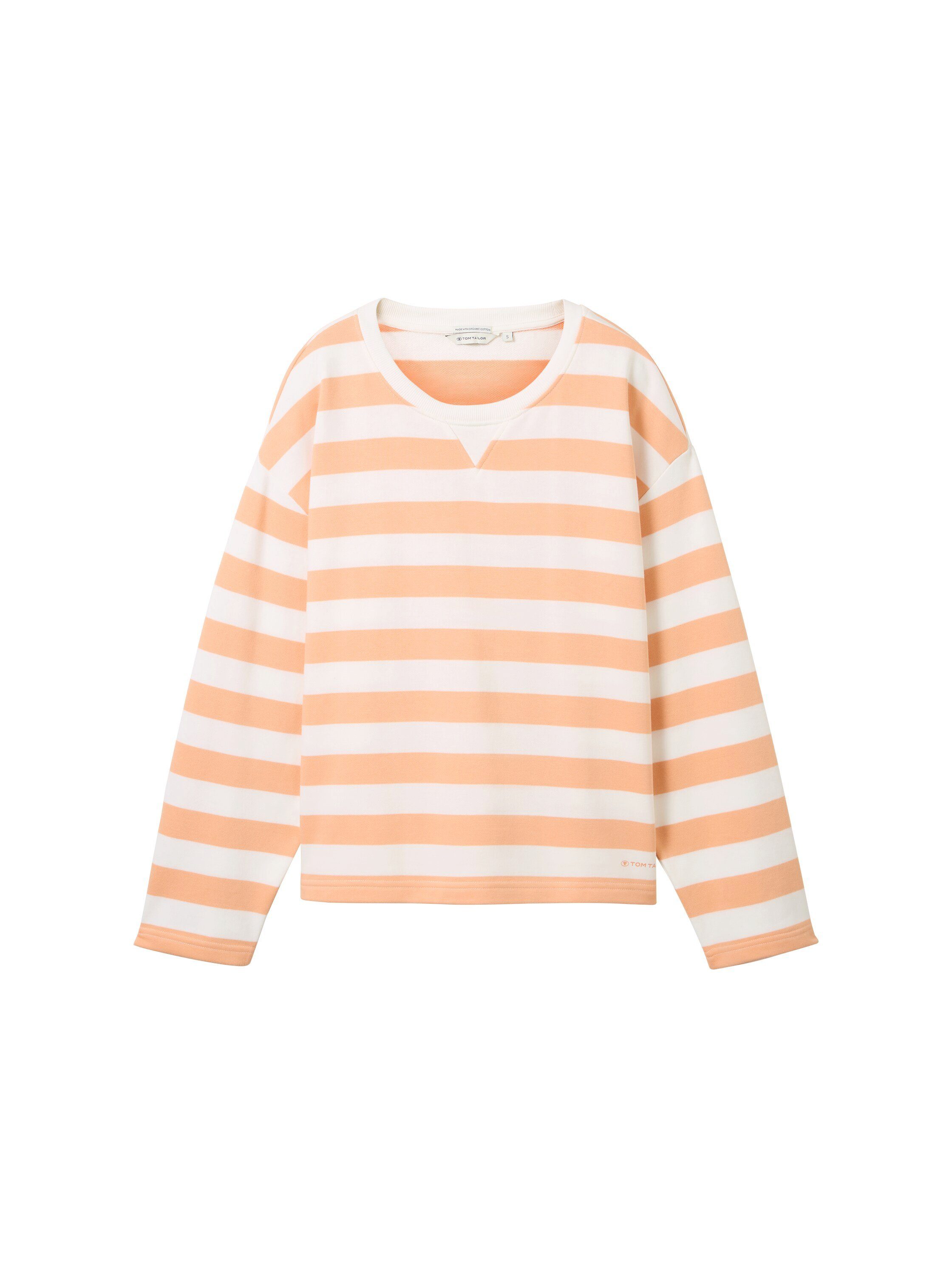 Tom Tailor Sweatshirt in streepoptiek