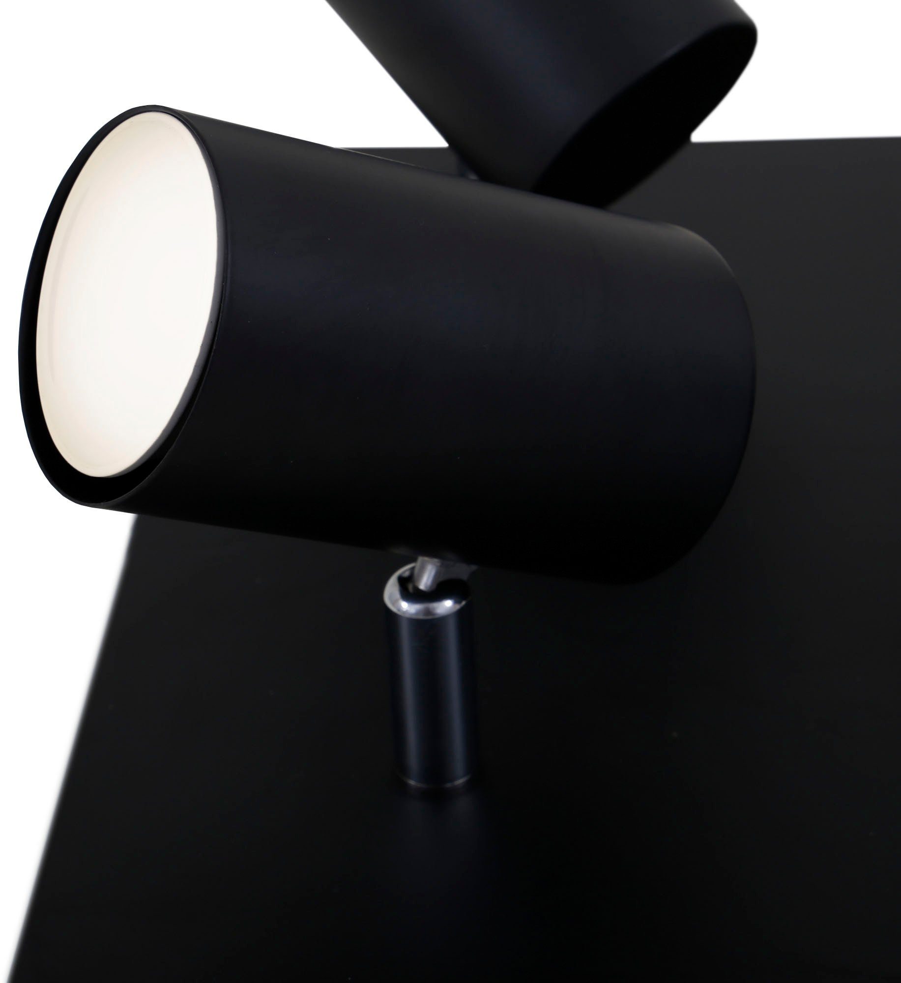 Briloner Leuchten Ledplafondspots 2857045 Run Plafondlamp, 26,5x26,5x12,3 cm, zwart, max. 40W, GU10, woonkamer