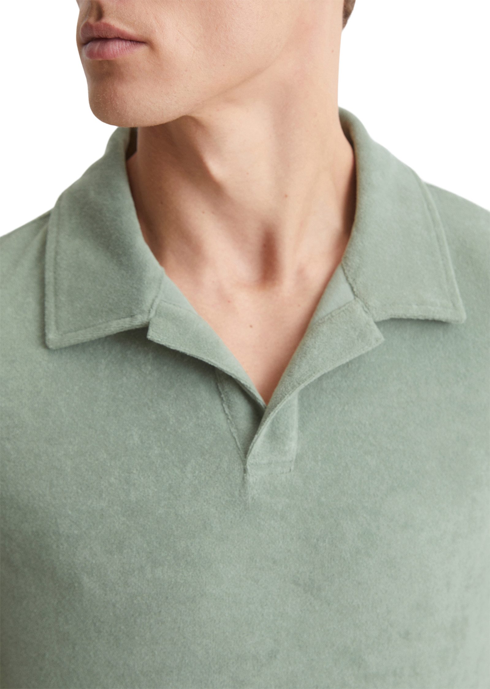 Marc O'Polo Poloshirt Terry Towel met zachte frotté-oppervlakte
