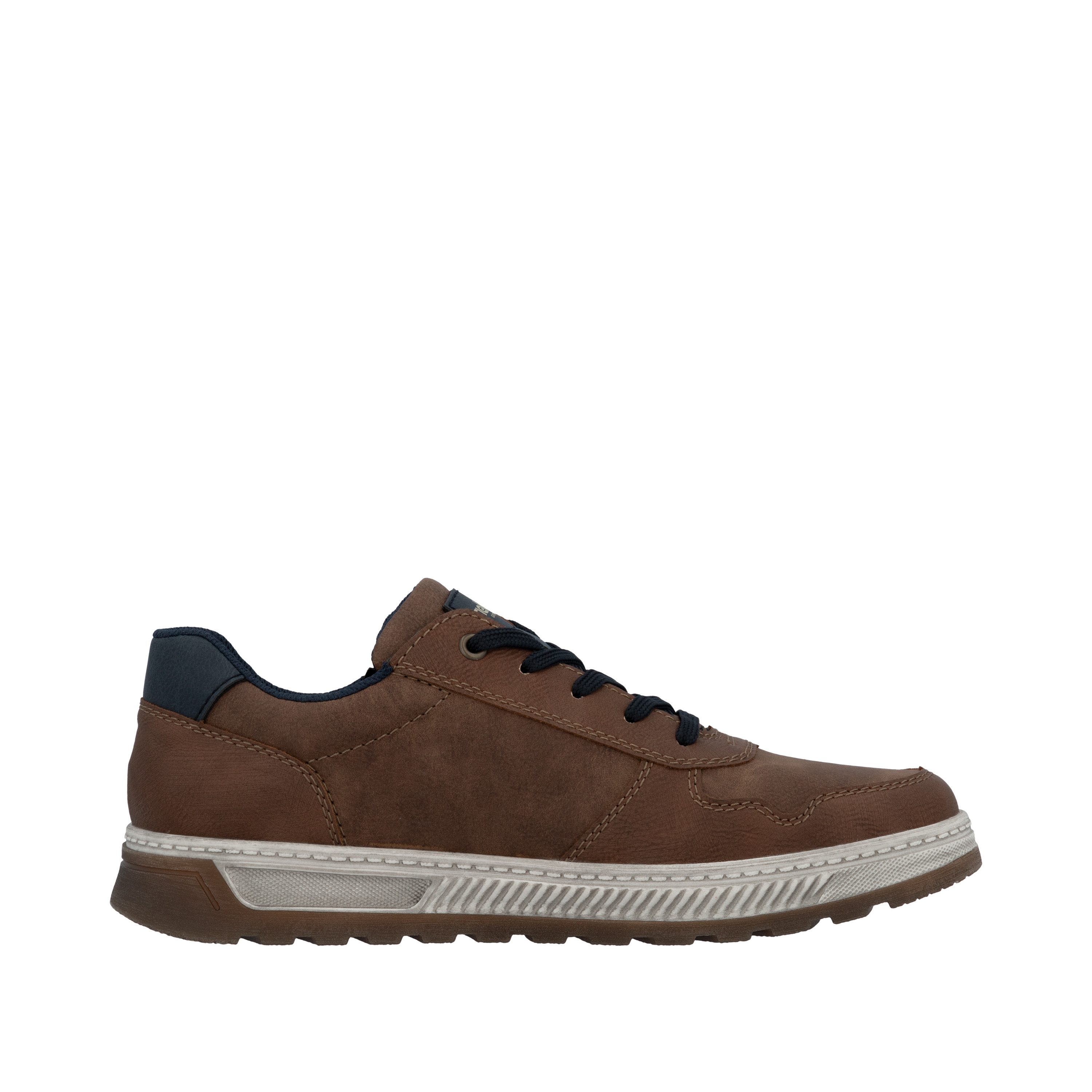 Rieker Sneakers Vrijetijdsschoen, halfschoen, veterschoen met contrastafwerking