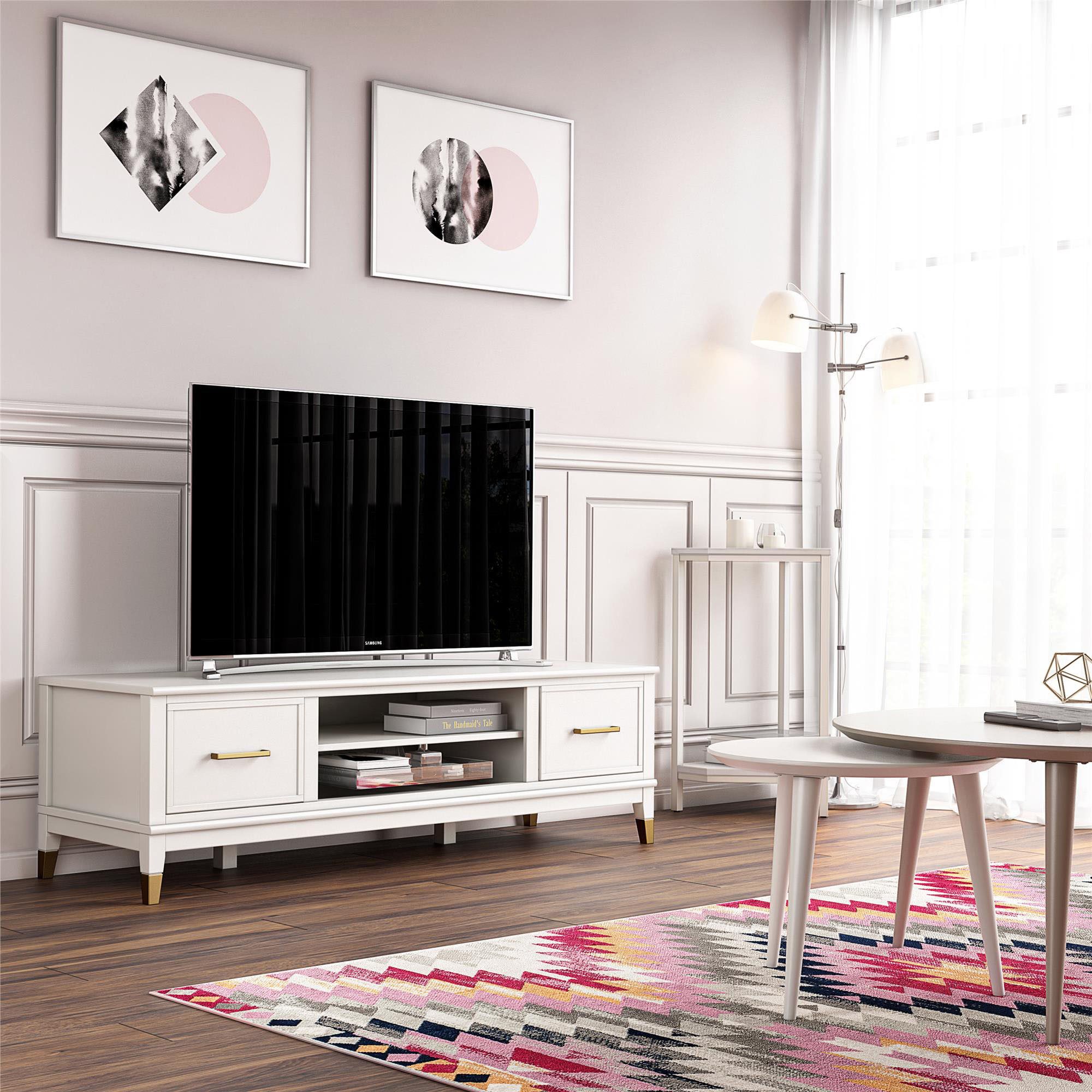CosmoLiving by Cosmopolitan Tv-meubel Westerleigh Commode met 3 x kabeldoorvoeren, MDF, breedte 152 cm
