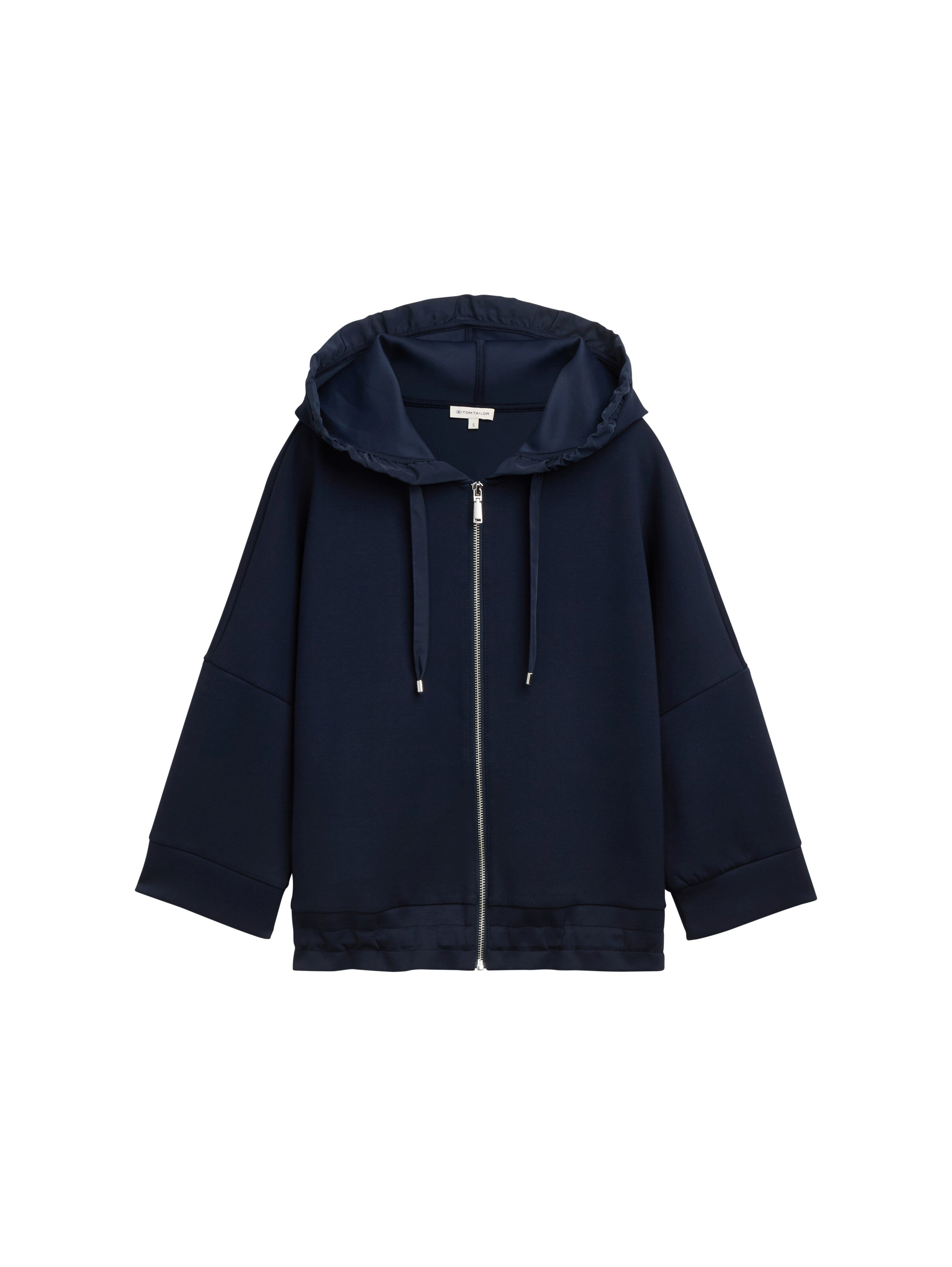 Tom Tailor Sweatvest met een capuchon