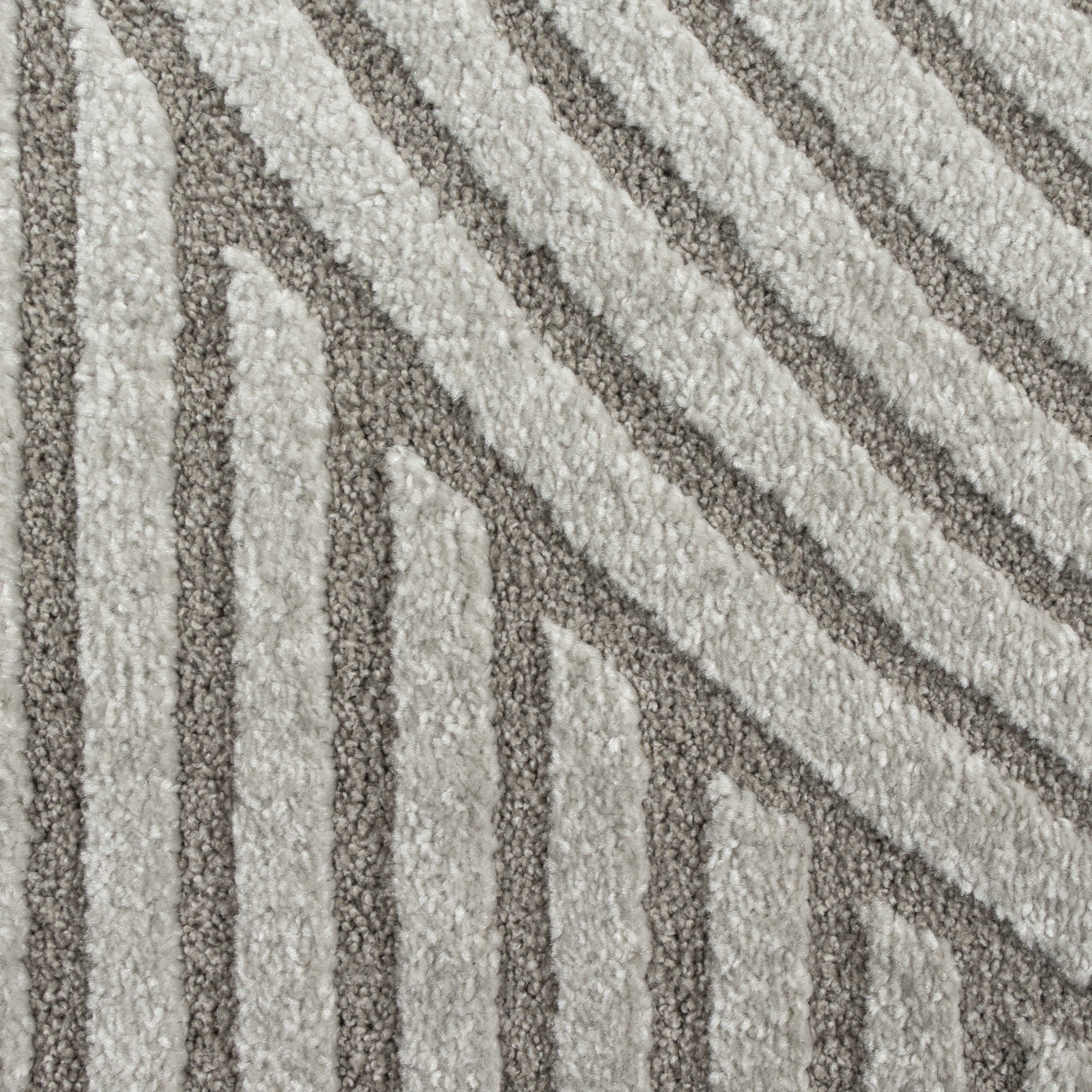 merinos Vloerkleed Elio moderne kortpolige tapijt met hoog-laag effect, 3d effect