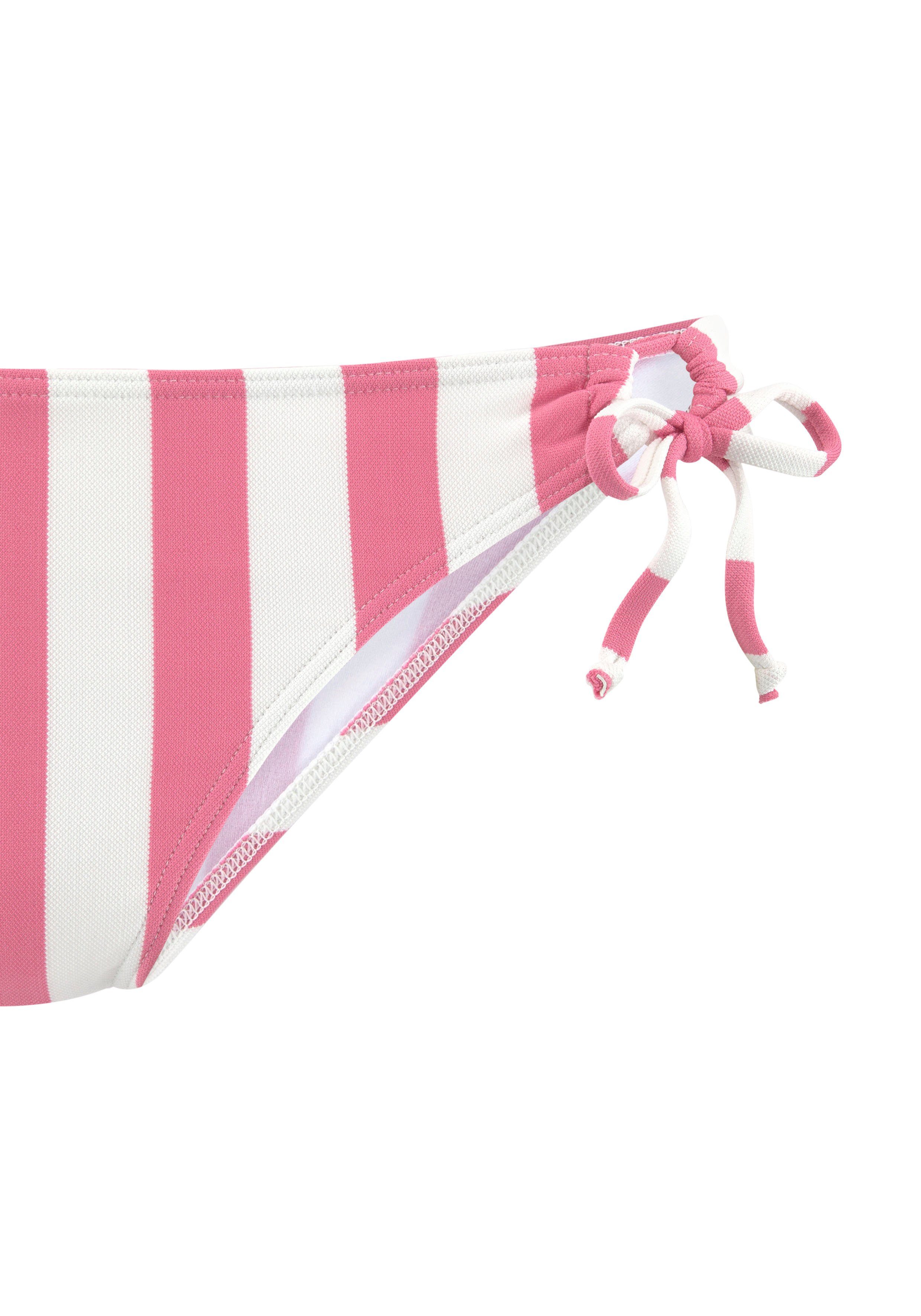 Venice Beach Triangelbikini met geweven strepen