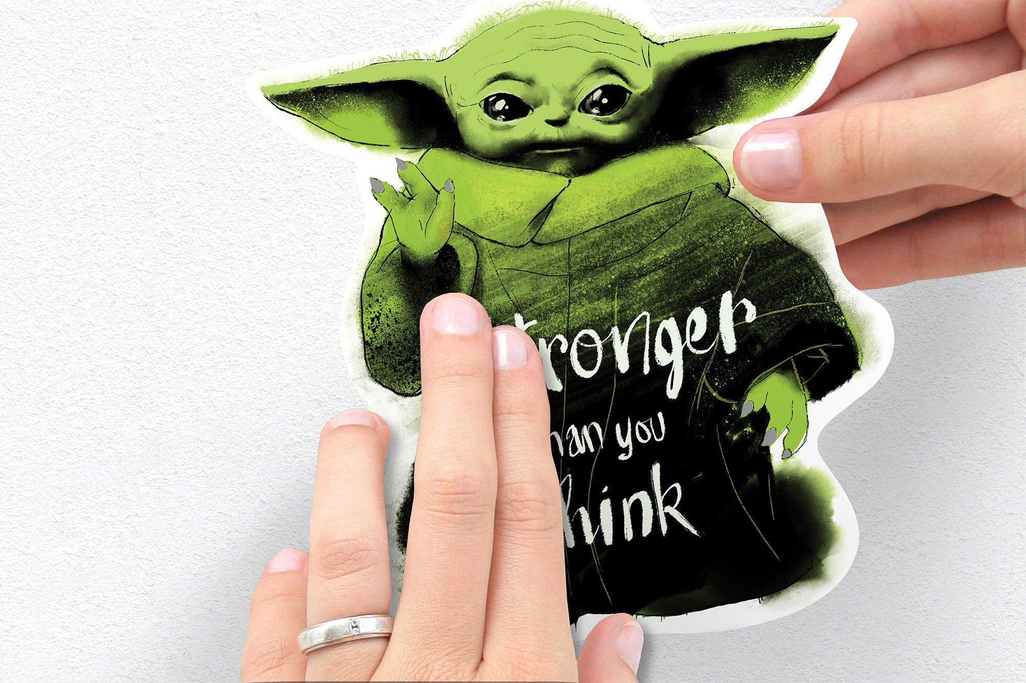 Komar Wandfolie Mandalorian Legend - afm. 50 x 70 cm zelfklevend, wandstickers, kinderkamer (6-delig)