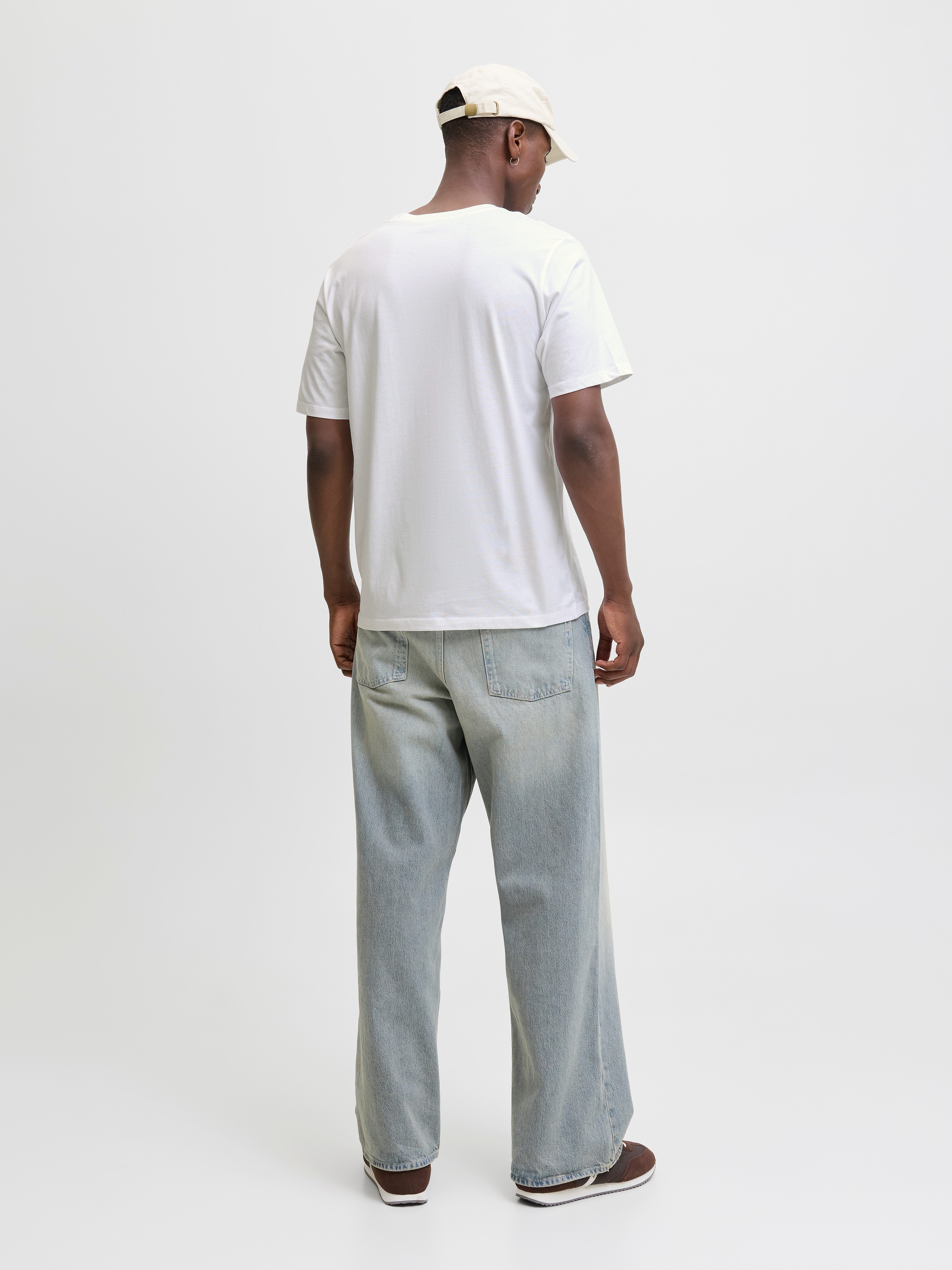Jack & Jones Shirt met ronde hals JORBILLYBURG TEE SS CN 3PK MP FST (set, 3-delig)