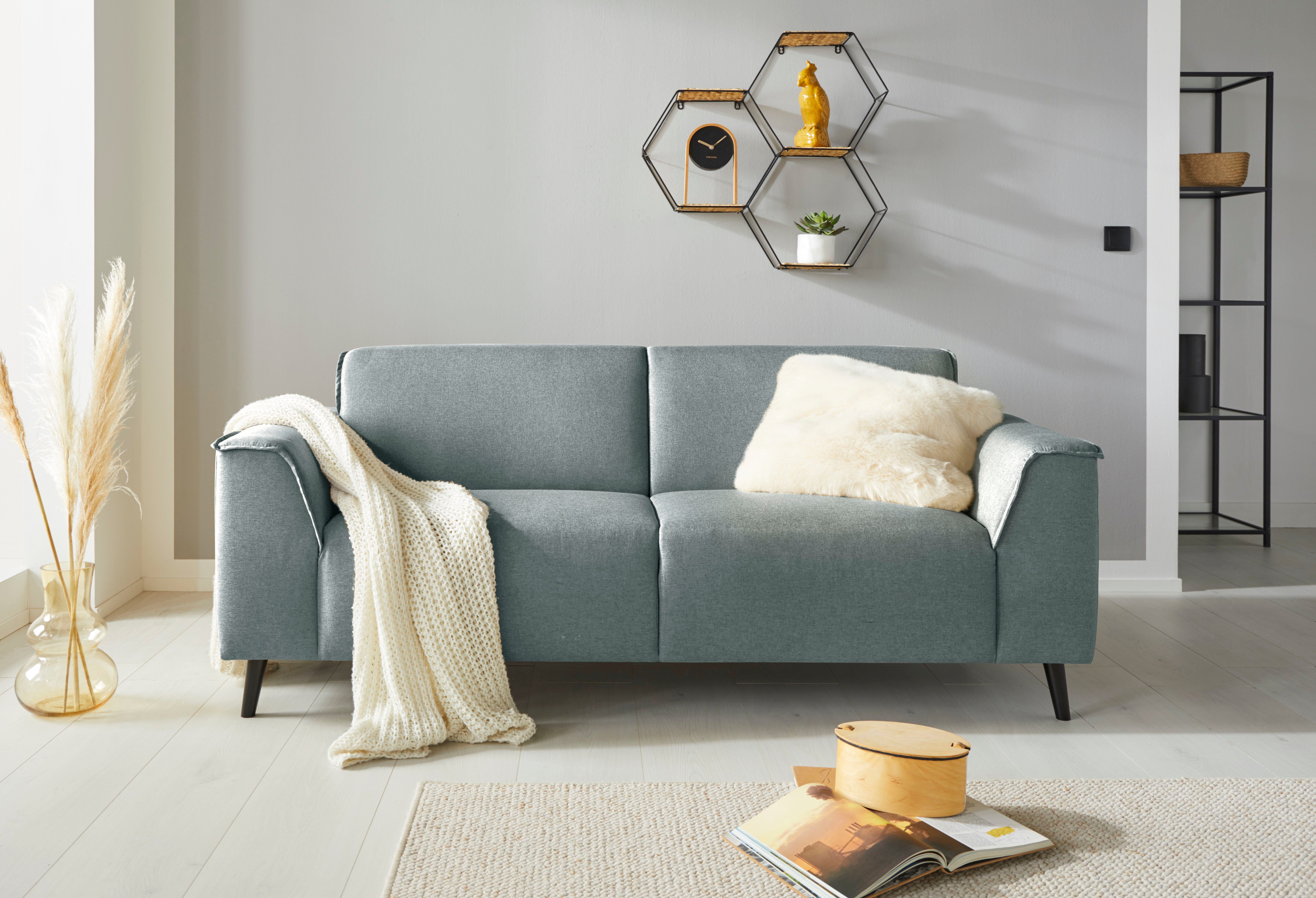 DOMO collection 2,5-zitsbank Amora geweldige afwerkingsdetails, comfortabel,