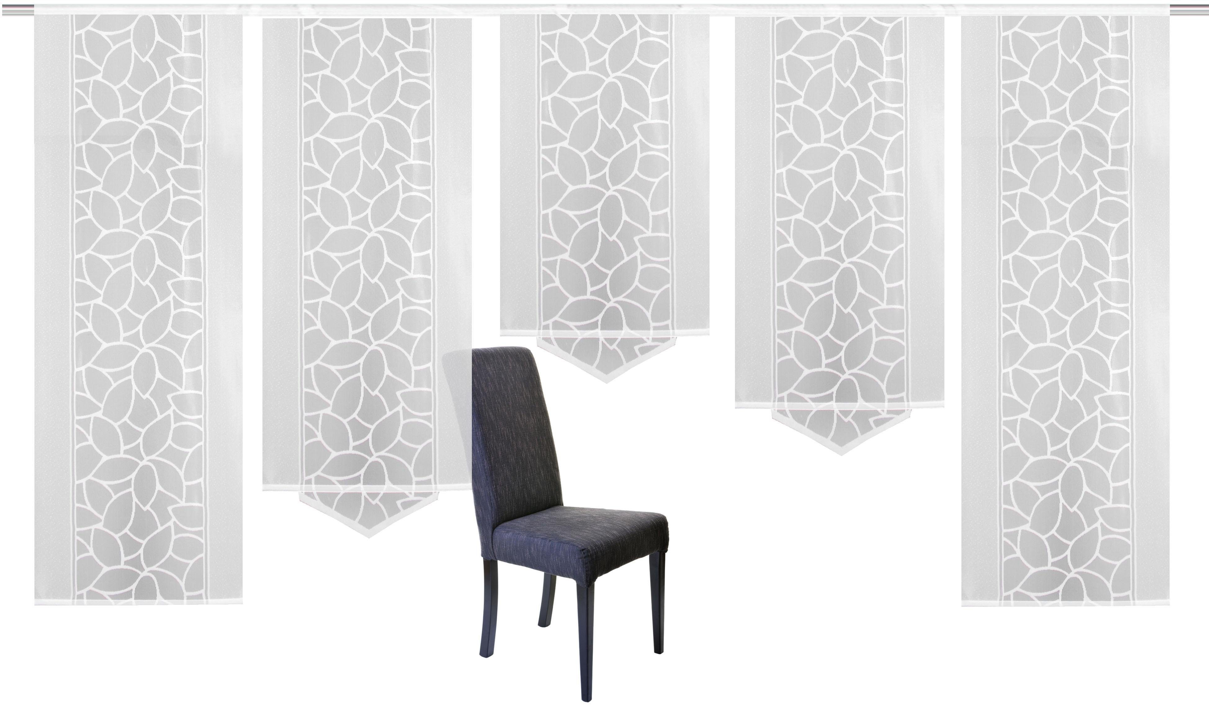 HOME WOHNIDEEN Paneelgordijn JENNA Paneelgordijn jacquard set (5 stuks)