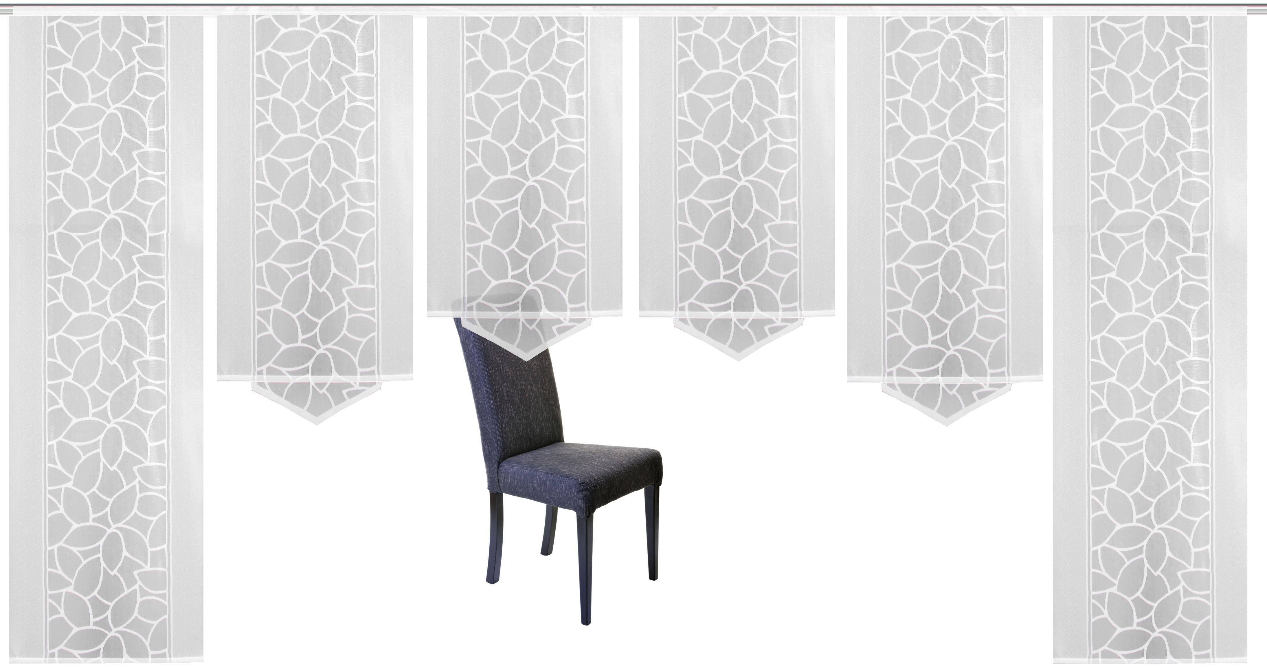 HOME WOHNIDEEN Paneelgordijn JENNA Paneelgordijn jacquard set (6 stuks)