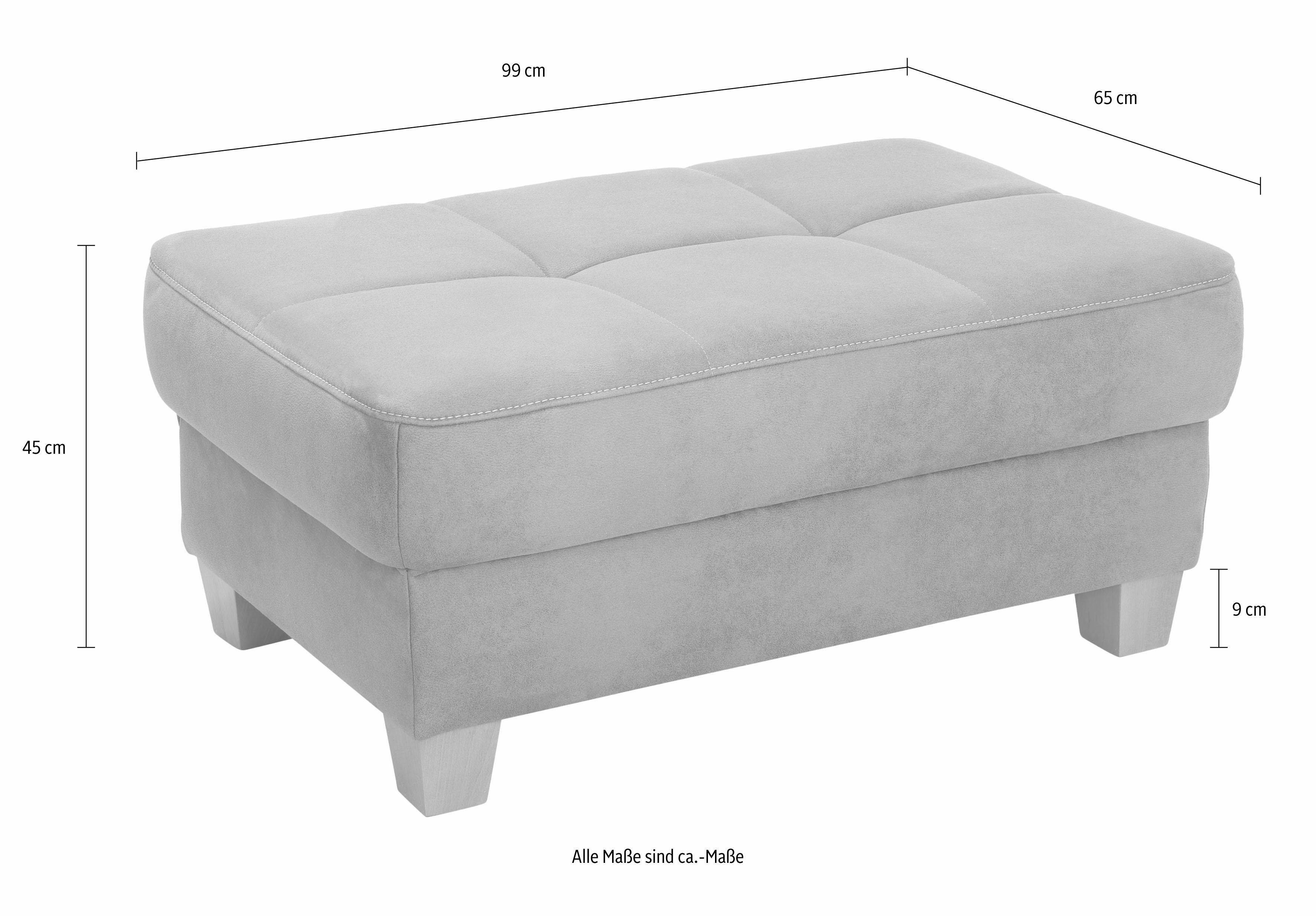 Home affaire Hocker Puccini met contrasterende stiksels