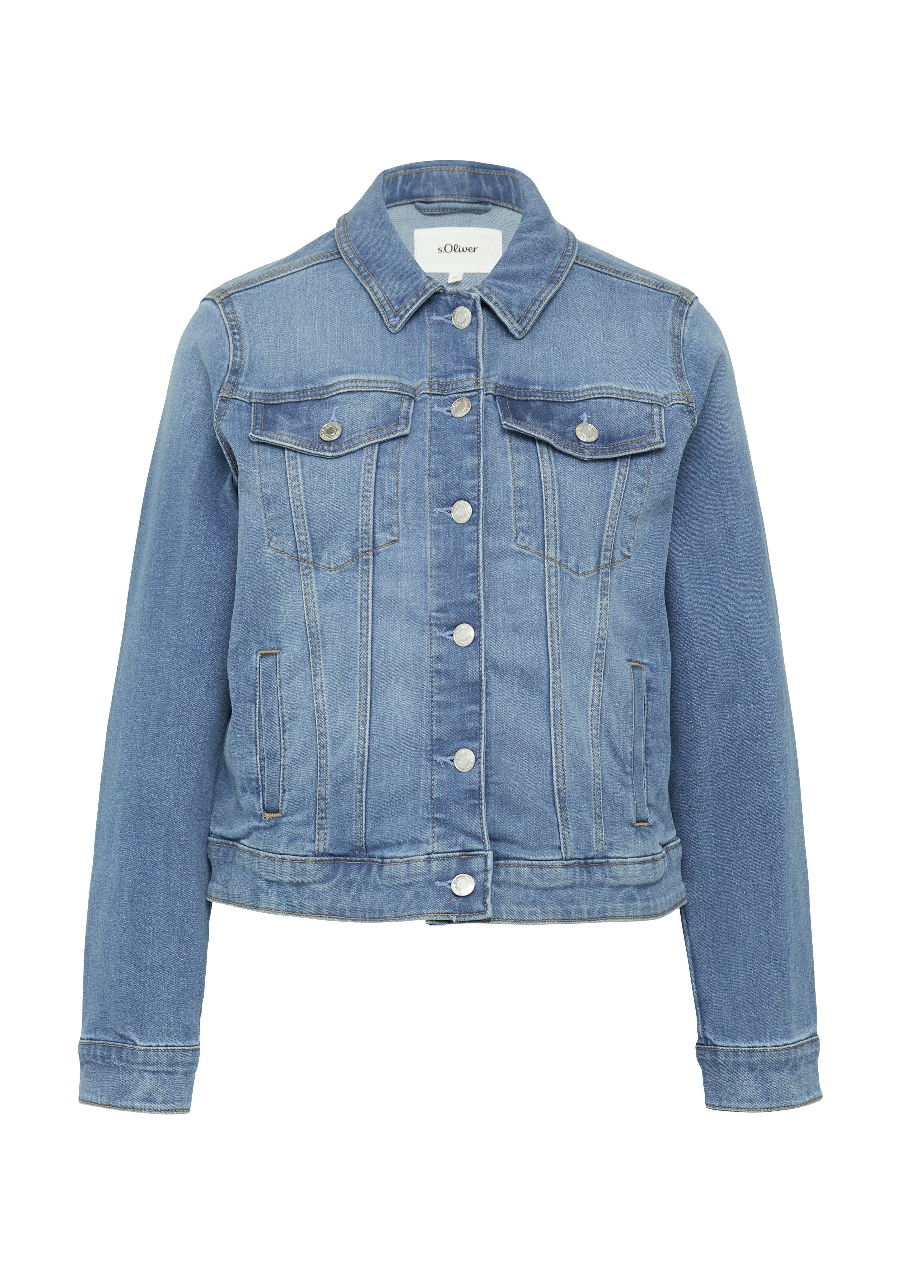 s.Oliver Jeansjack met zakken