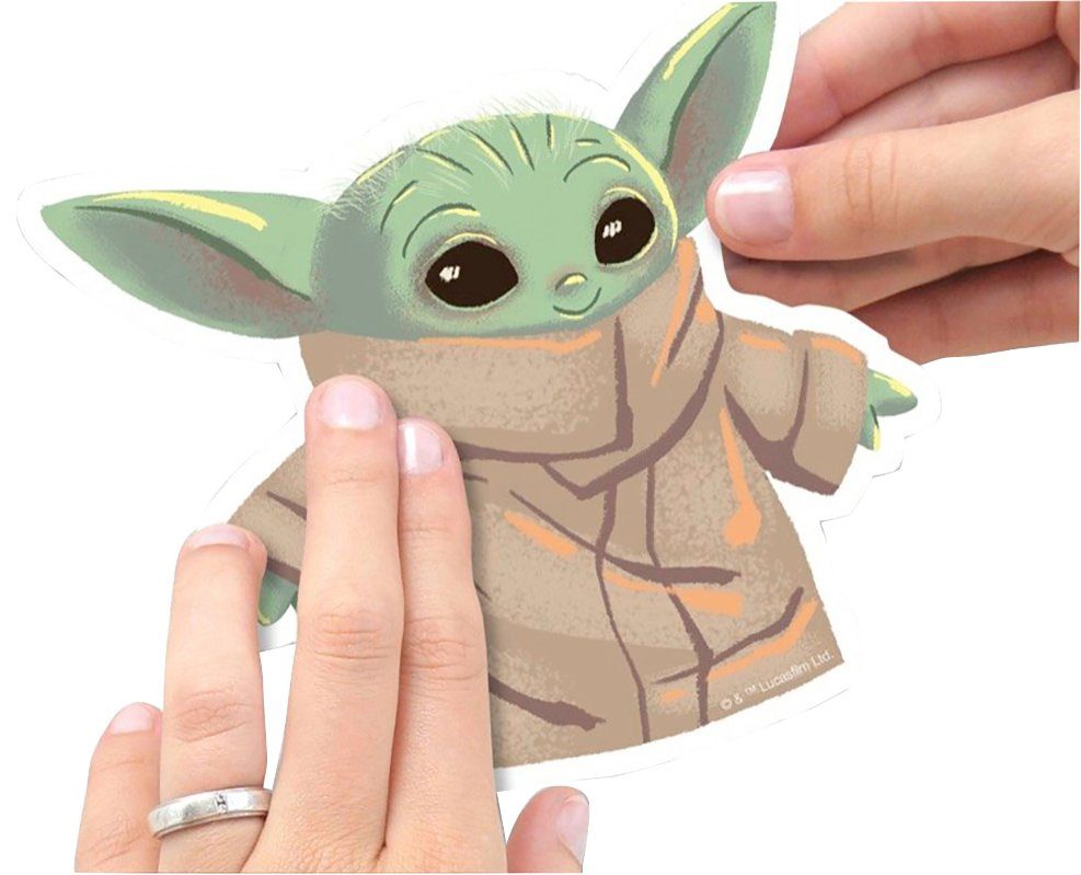 Komar Wandfolie Star Wars The Child Cluster - afm. 50 x 70 cm (7-delig)