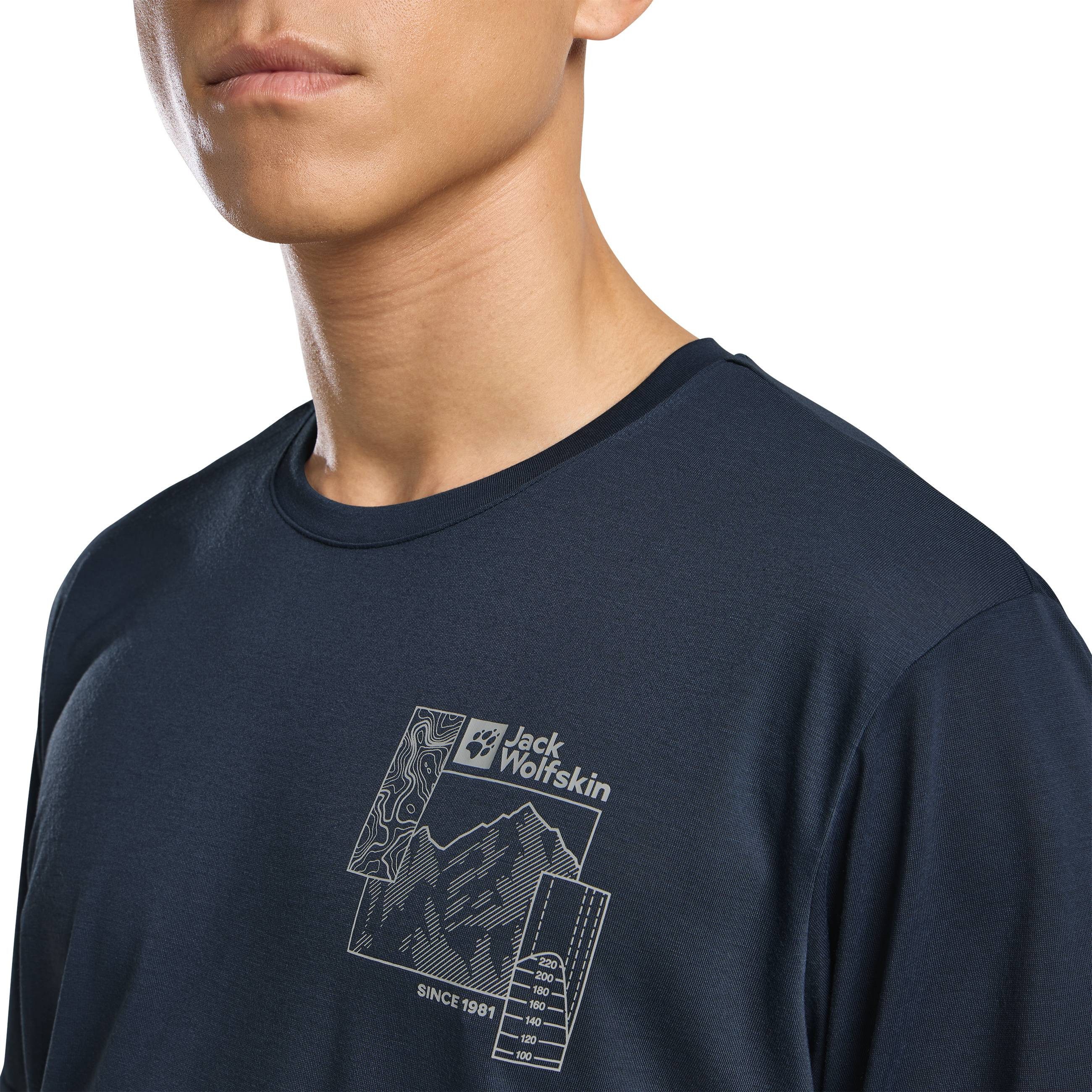 Jack Wolfskin T-shirt VONNAN GRAPHIC T M