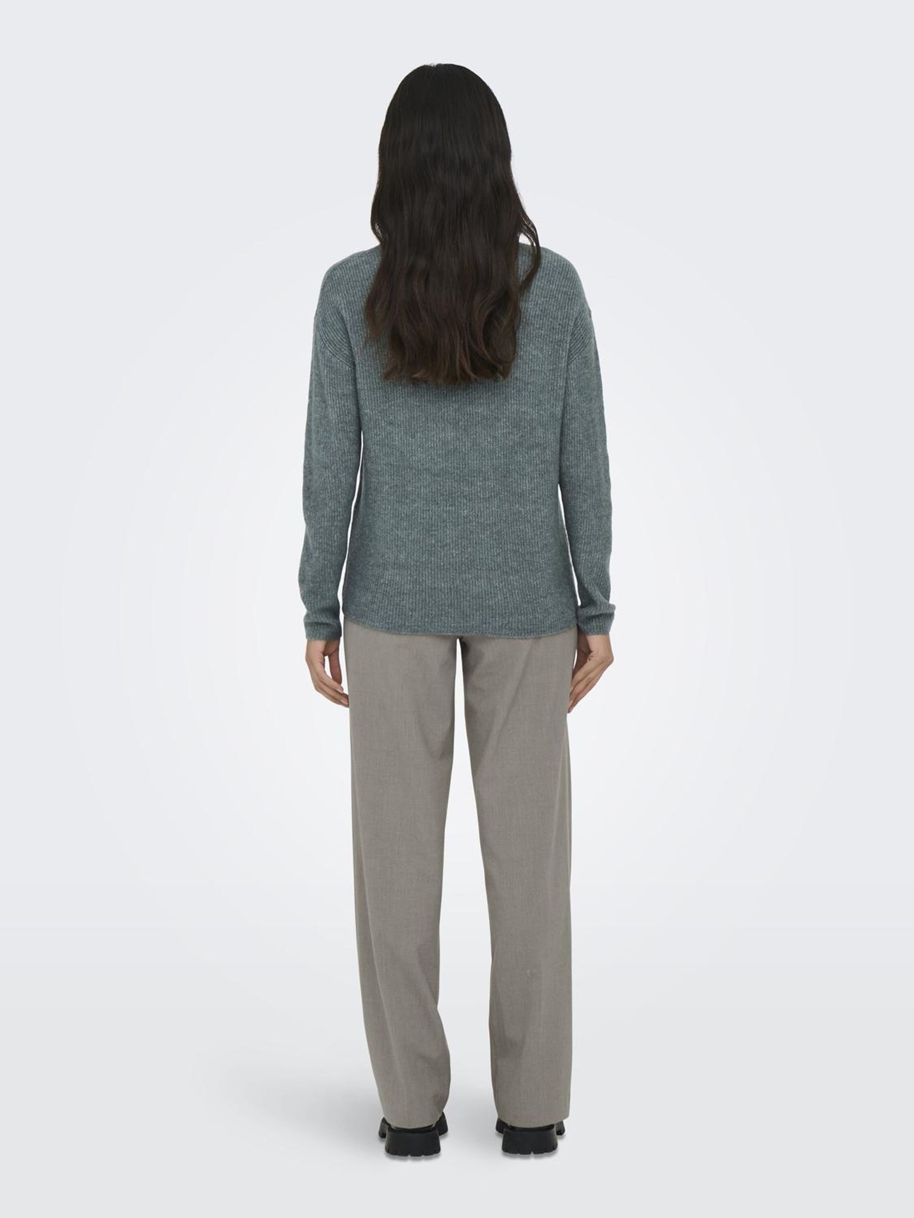 Only Gebreide trui ONLCAMILLA O-NECK L/S PULLOVER KNT