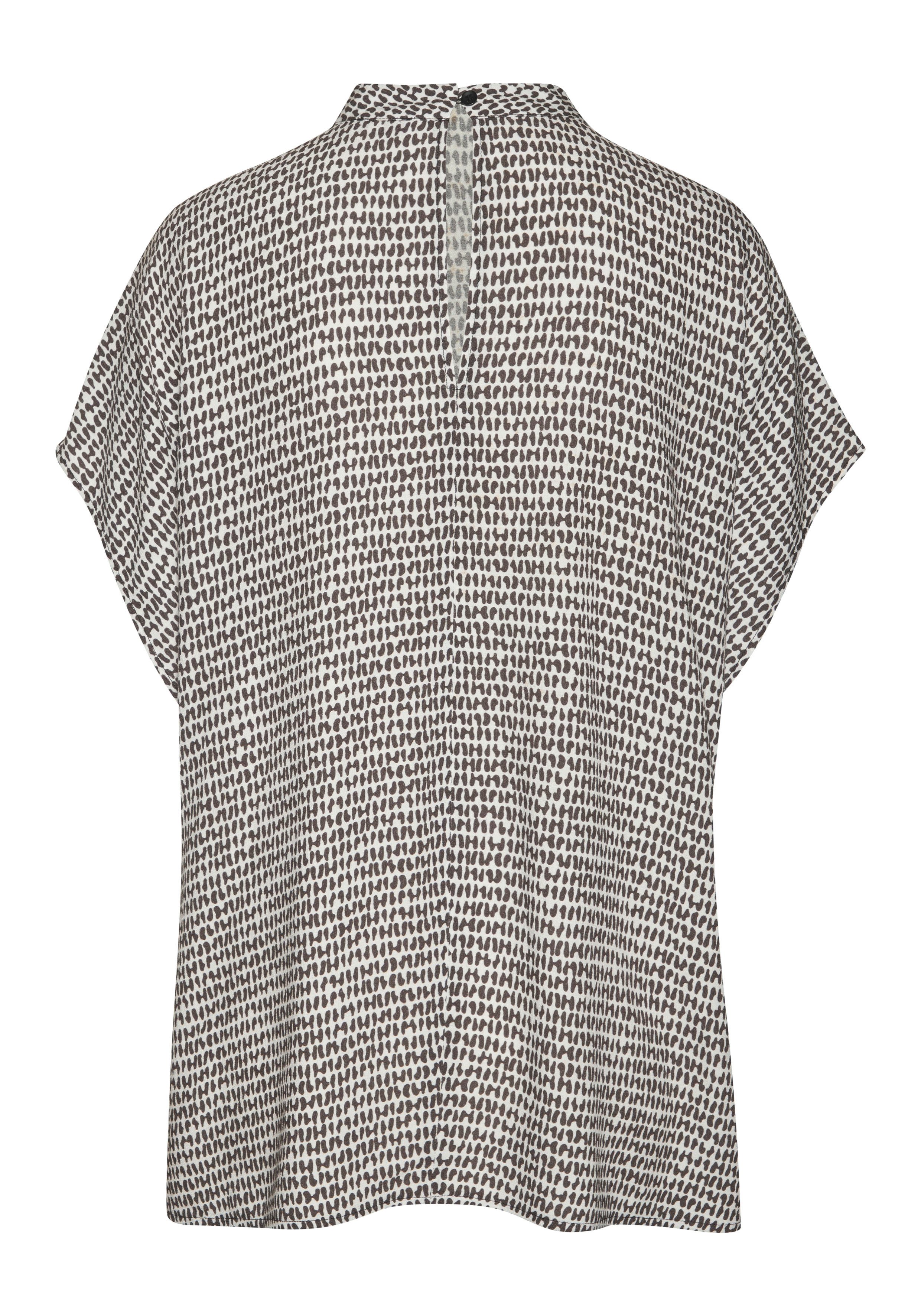 Lascana Blouse met korte mouwen met all-over print, damesblouse, sportief elegant