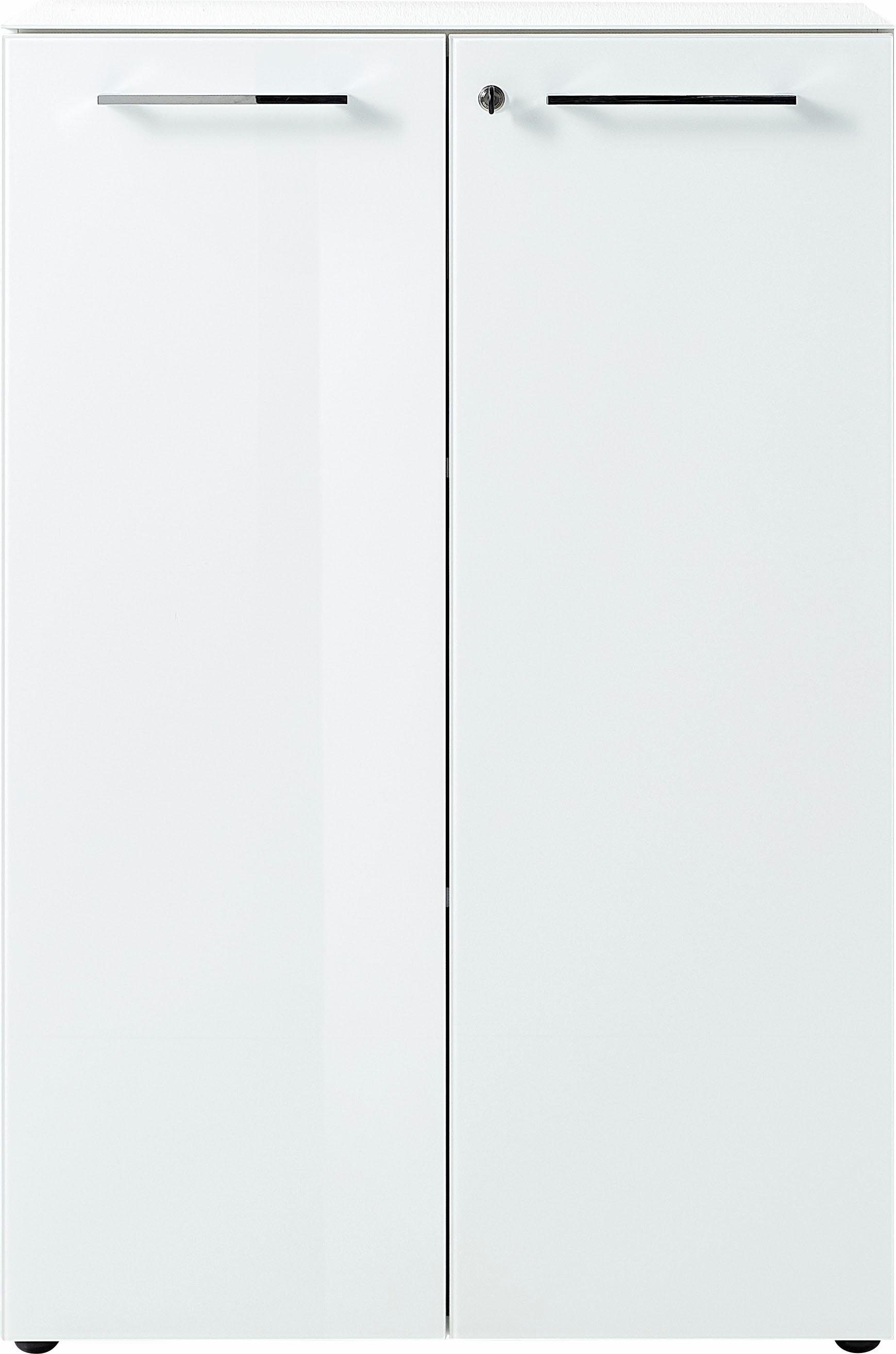 GERMANIA Archiefkast GW-Monteria Deuren met glasplaat, afsluitbaar, breedte 80 cm, Made in Germany