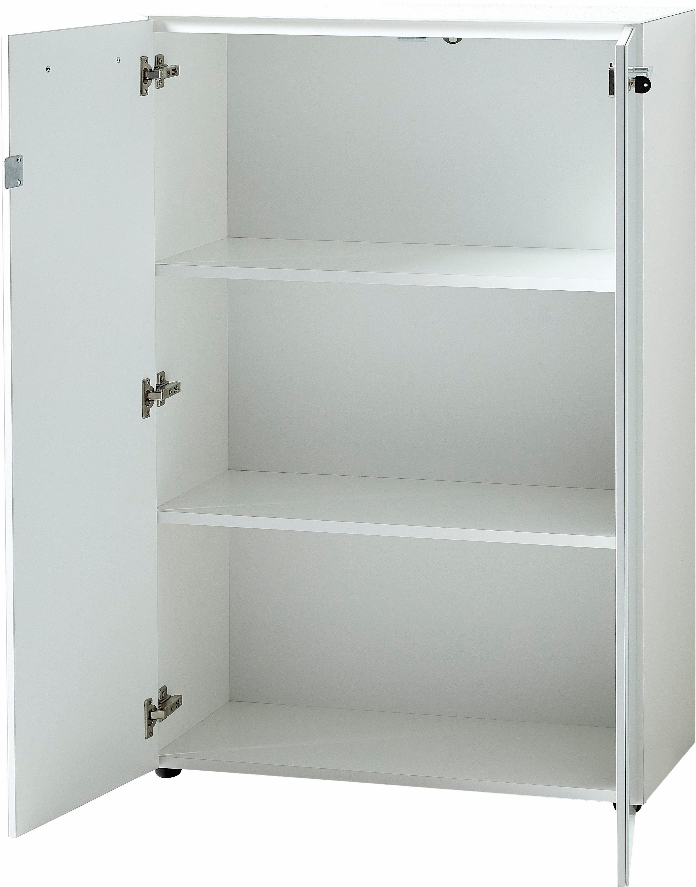 GERMANIA Archiefkast GW-Monteria Deuren met glasplaat, afsluitbaar, breedte 80 cm, Made in Germany