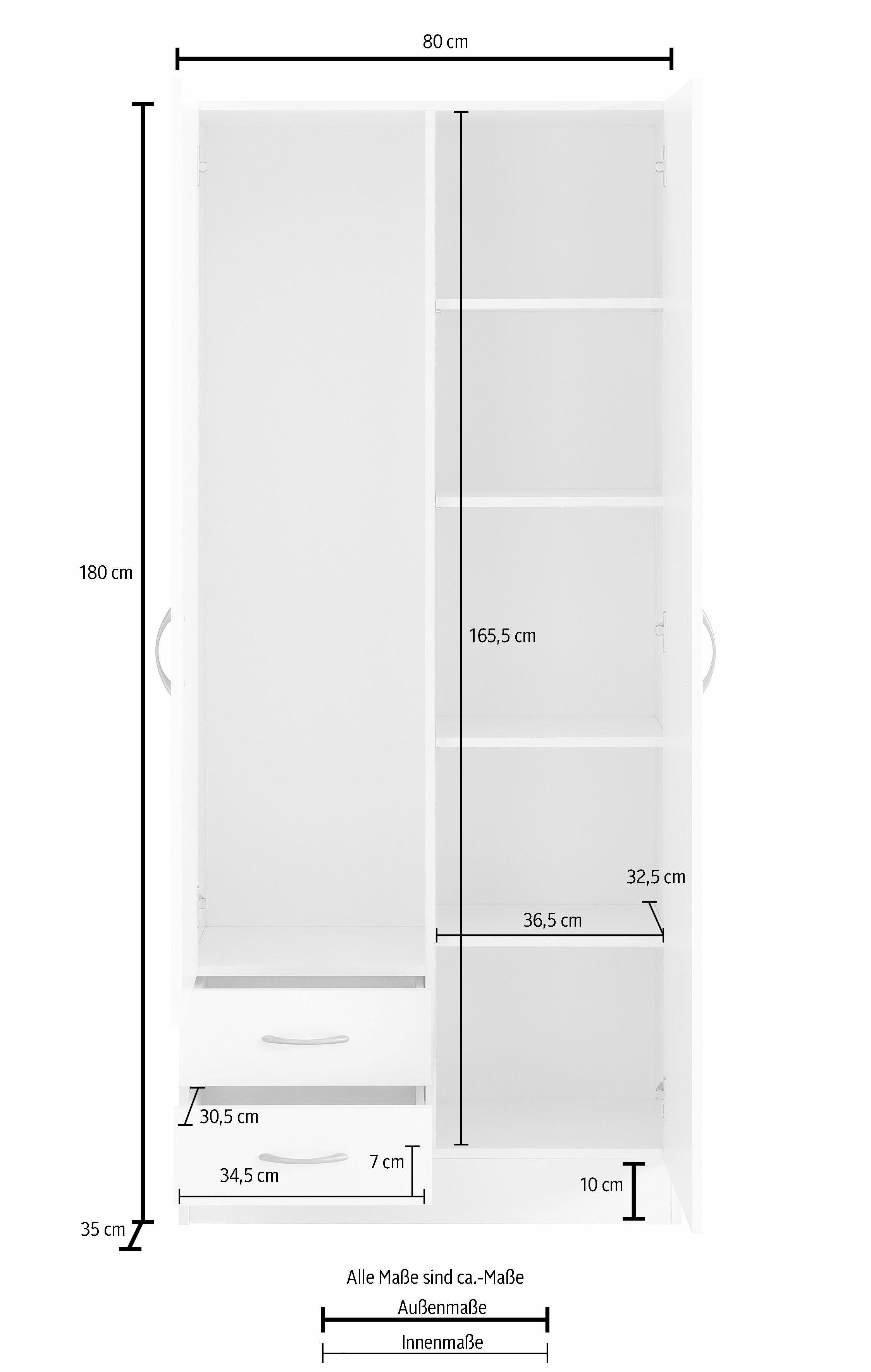 wiho Küchen Multifunctionele kast Kiel Type 1