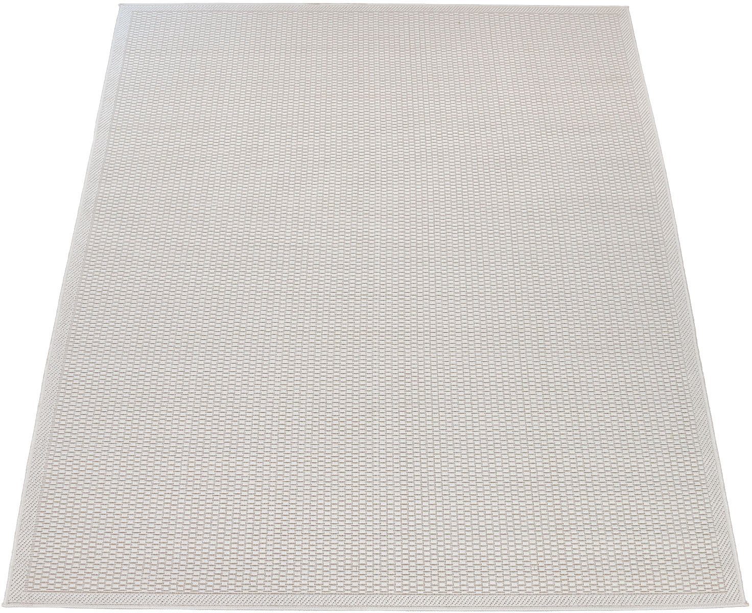 Paco Home Vloerkleed Timber 125 Platweefsel, sisal look, ook als loper, geschikt voor binnen en buiten