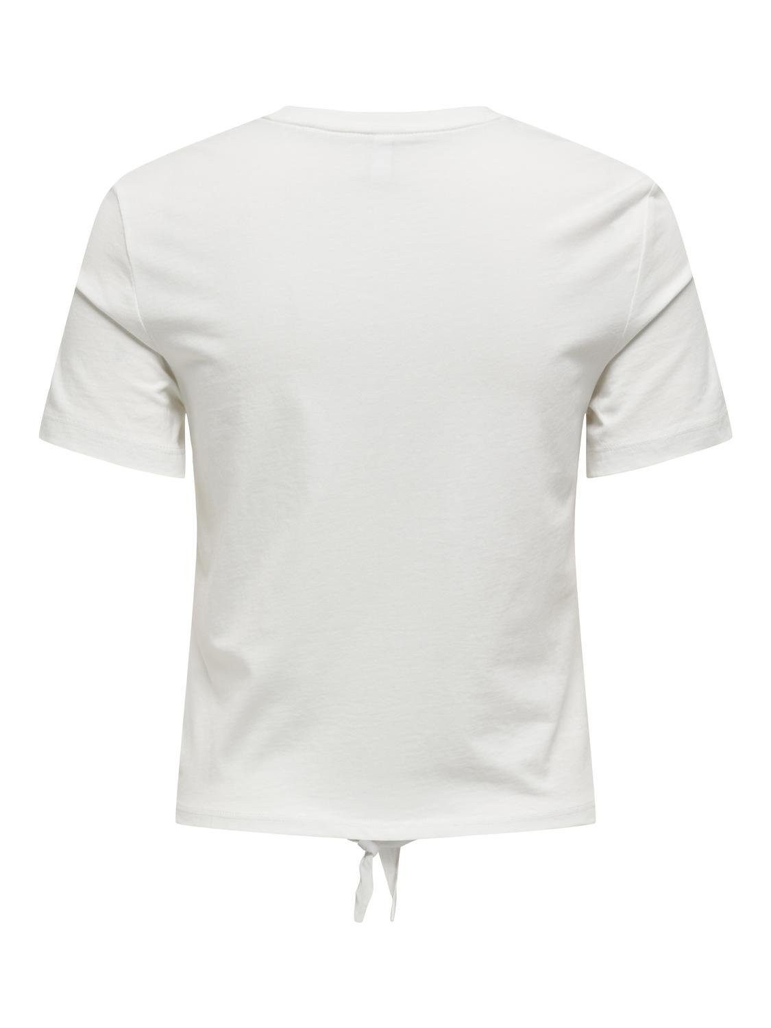 Only Shirt met korte mouwen ONLKITA LIFE S S FRUIT KNOT TOP BOX JRS