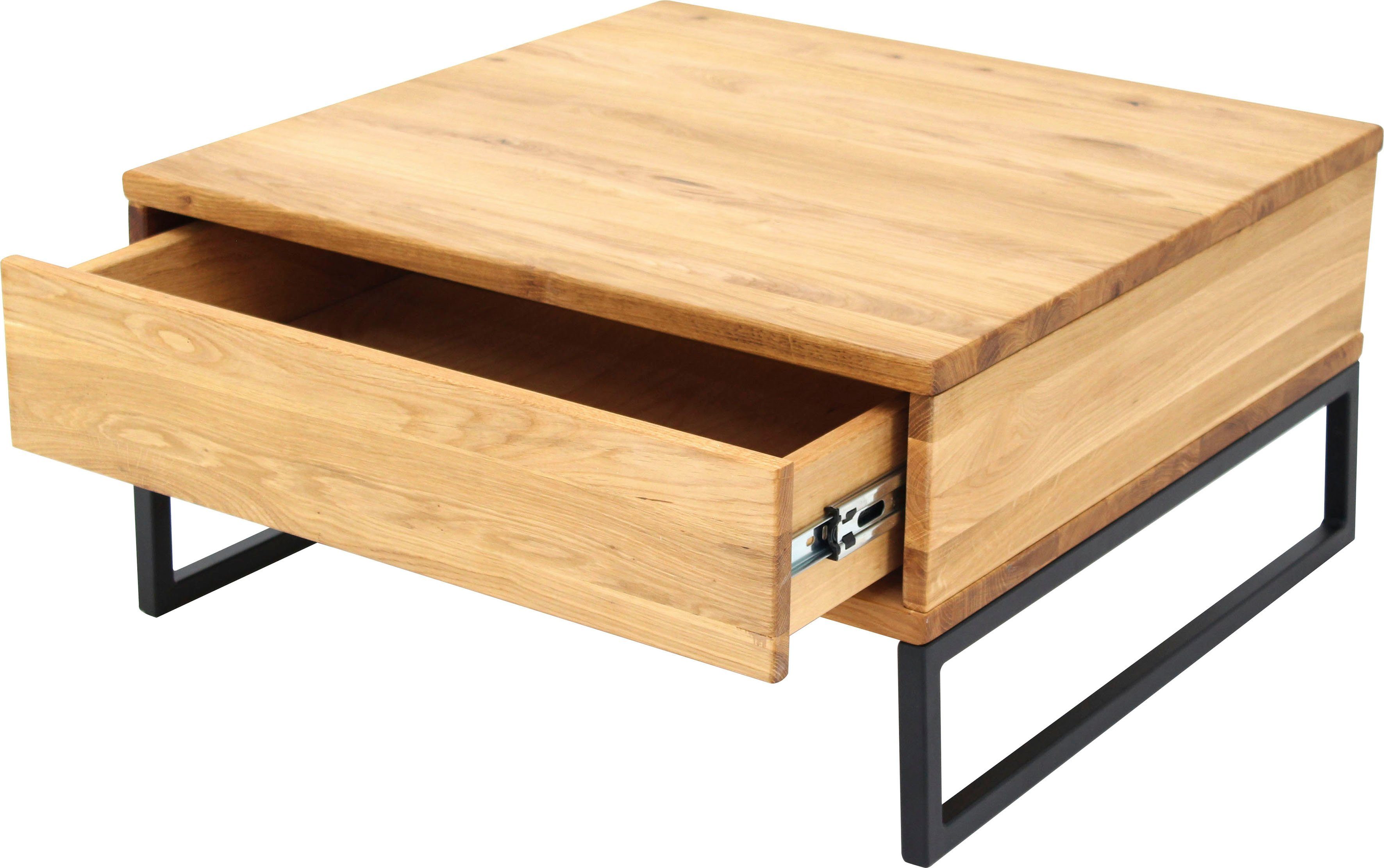 Paroli Salontafel Hugo Massief eiken