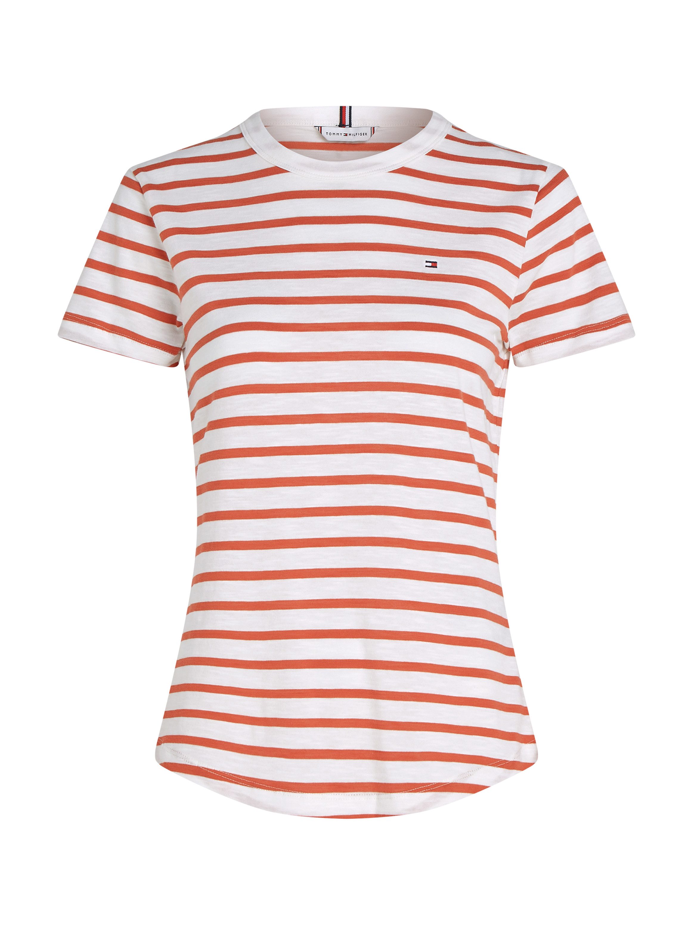 Tommy Hilfiger Shirt met ronde hals 1985 SLIM SLUB C-NK SS