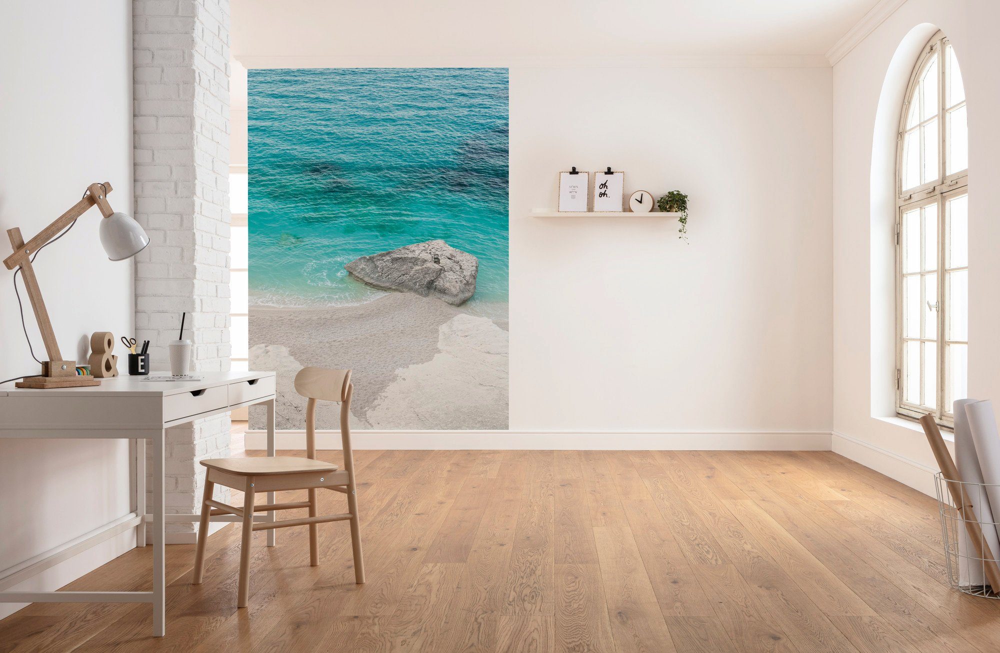 Komar Vliesbehang Digitale print vlies - Dreambay - Afmeting 200 x 280 cm (4 stuks)