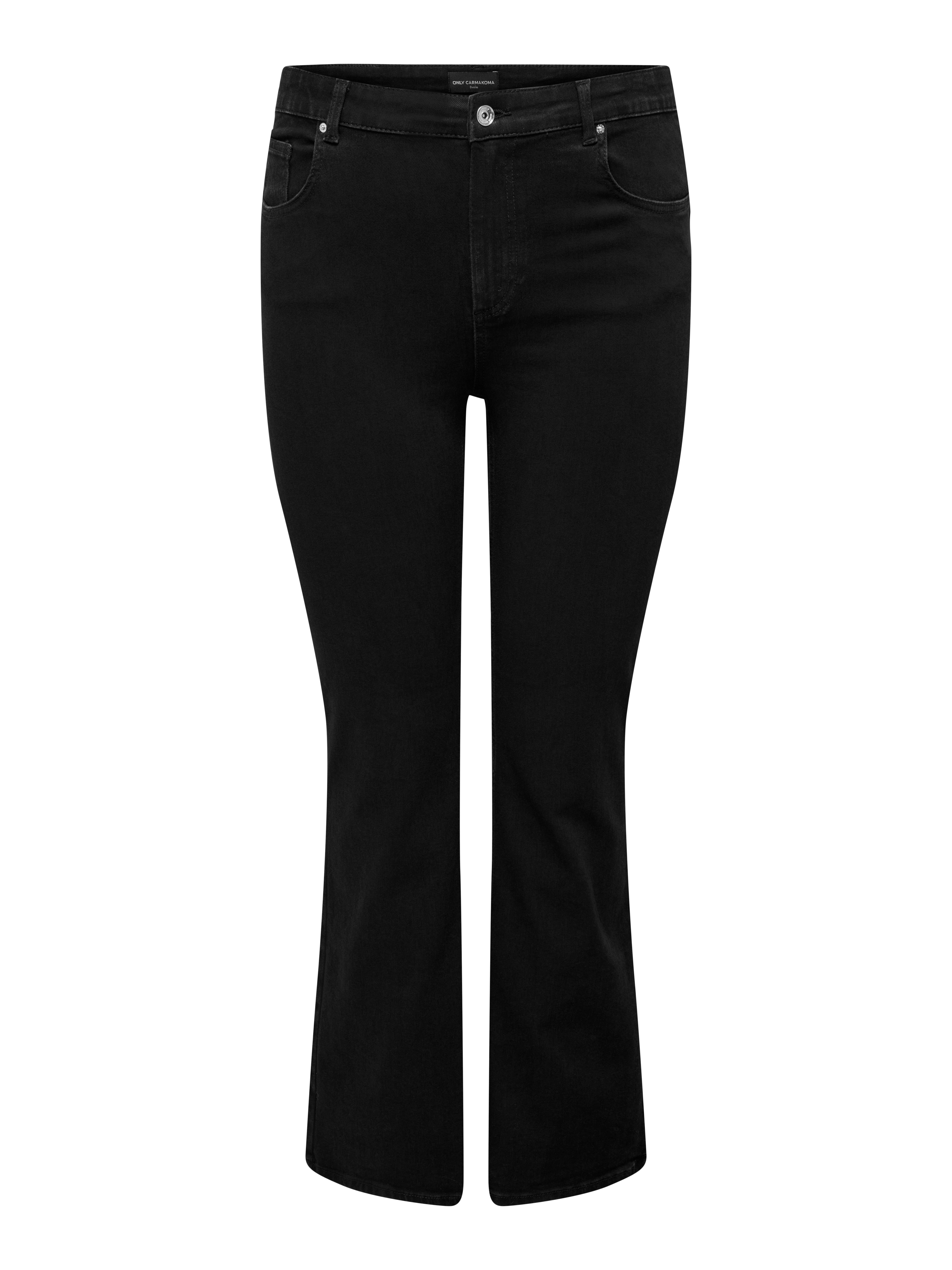 ONLY CARMAKOMA High-waist jeans CARWILLY HW FLARED PIM2343 DNM