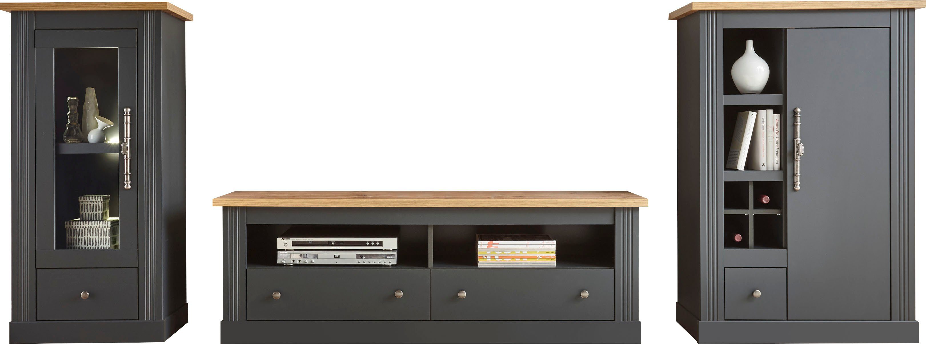 Home affaire Tv-meubel Westminster TOPSELLER! Tv-tafel in romantische rustieke stijl