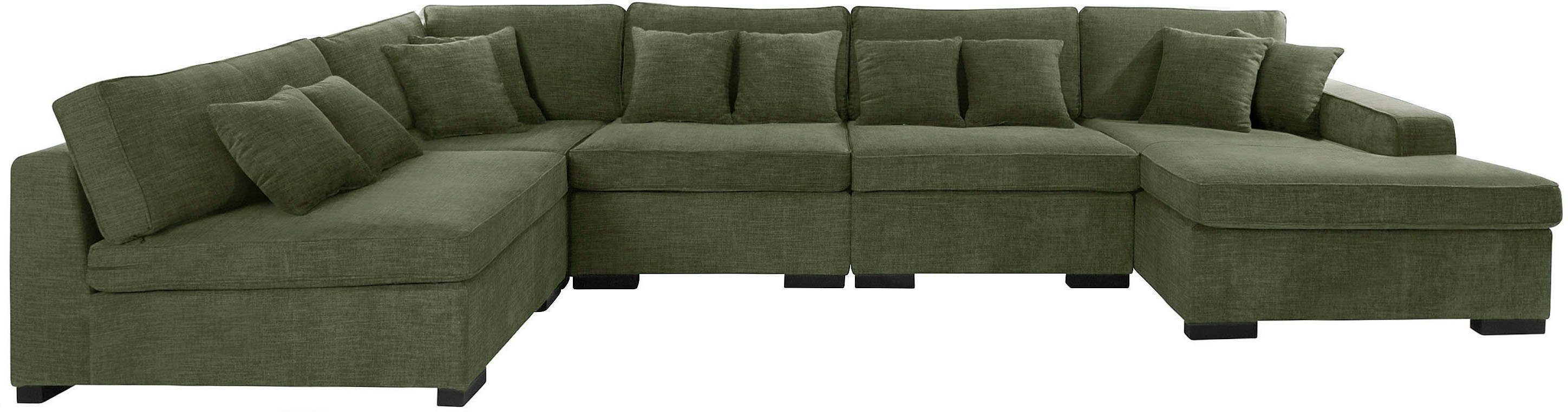 Guido Maria Kretschmer Home&Living Zithoek Skara U-vorm Loungebank met binnenveringsinterieur, in vele overtrekkwaliteiten