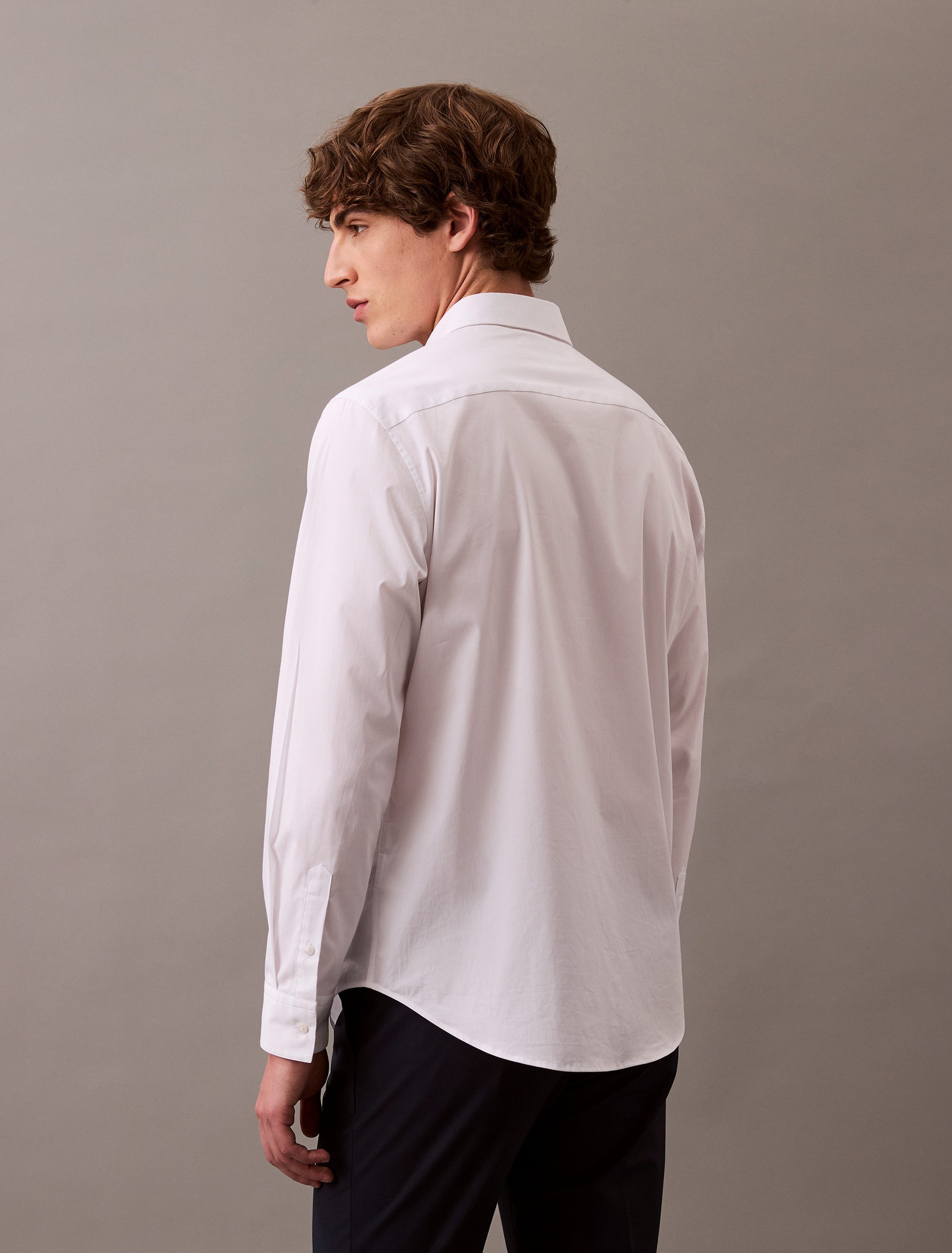 Calvin Klein Businessoverhemd LS SOLID STRETCH CLASSIC SHIRT