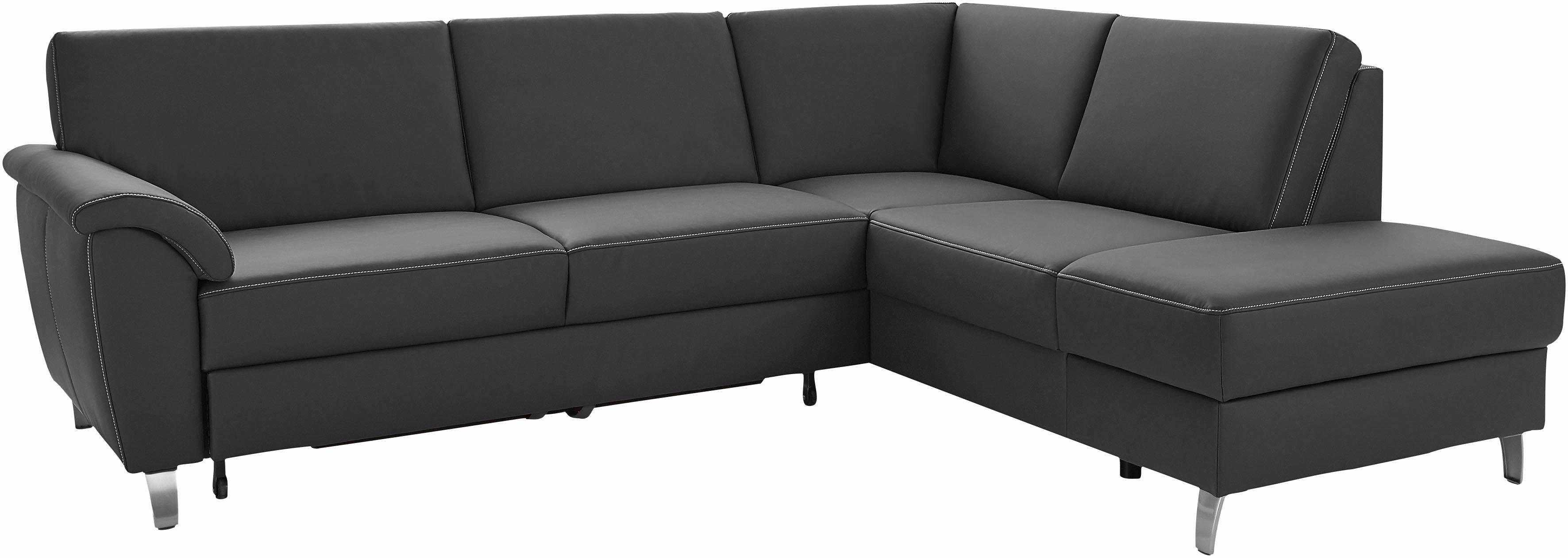 sit&more Hoekbank Texel L-vorm met binnenvering, naar keuze met slaapfunctie en bedkist