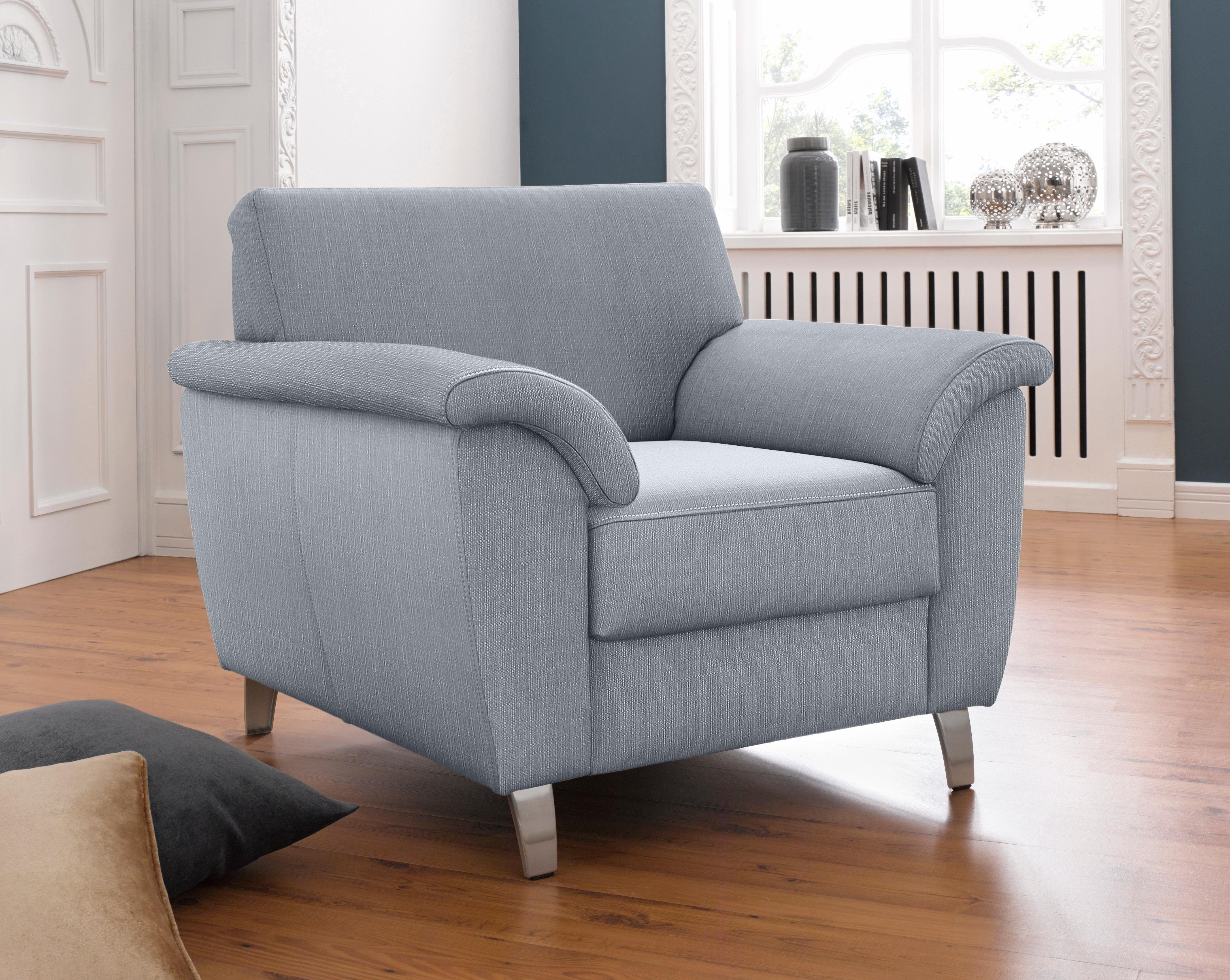 sit&more Fauteuil Texel inclusief binnenvering fauteuils grijs