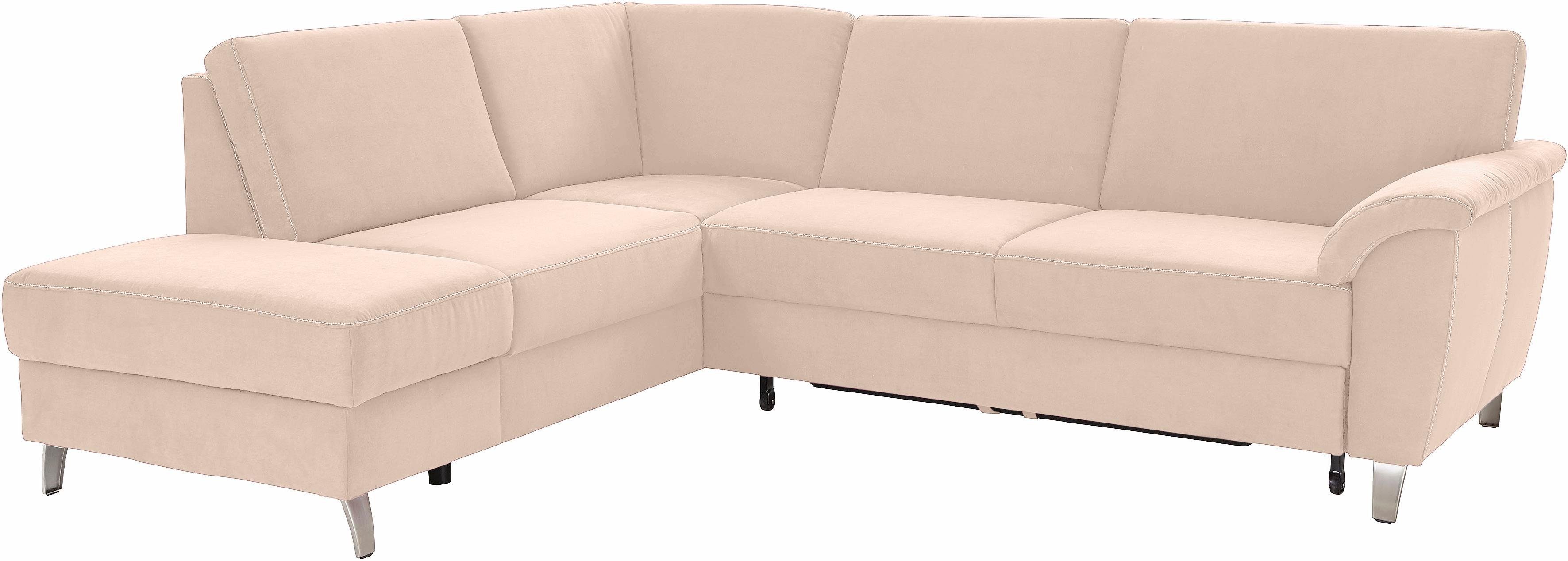 sit&more Hoekbank Texel L-vorm met binnenvering, naar keuze met slaapfunctie en bedkist