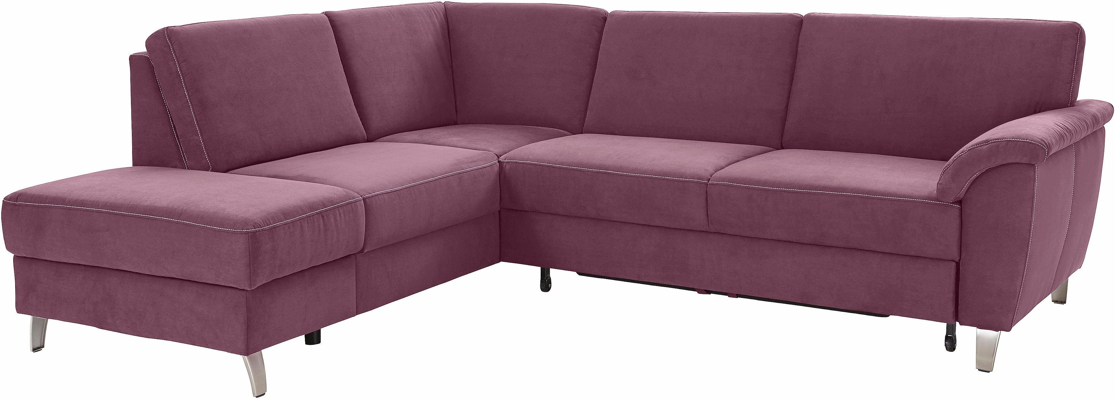 sit&more Hoekbank Texel L-vorm met binnenvering, naar keuze met slaapfunctie en bedkist