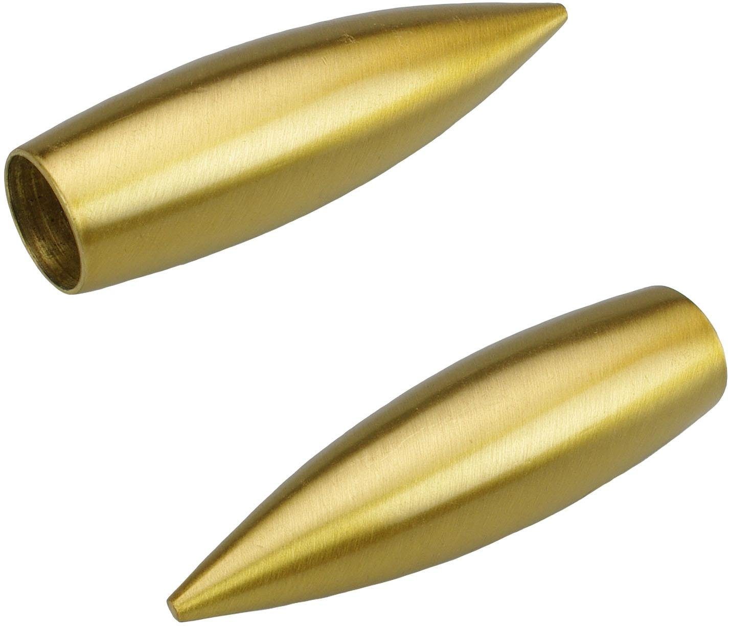 Liedeco Gordijnroede-eindstuk Bullet voor gordijnroeden ø 16 mm (set, 2 stuks)