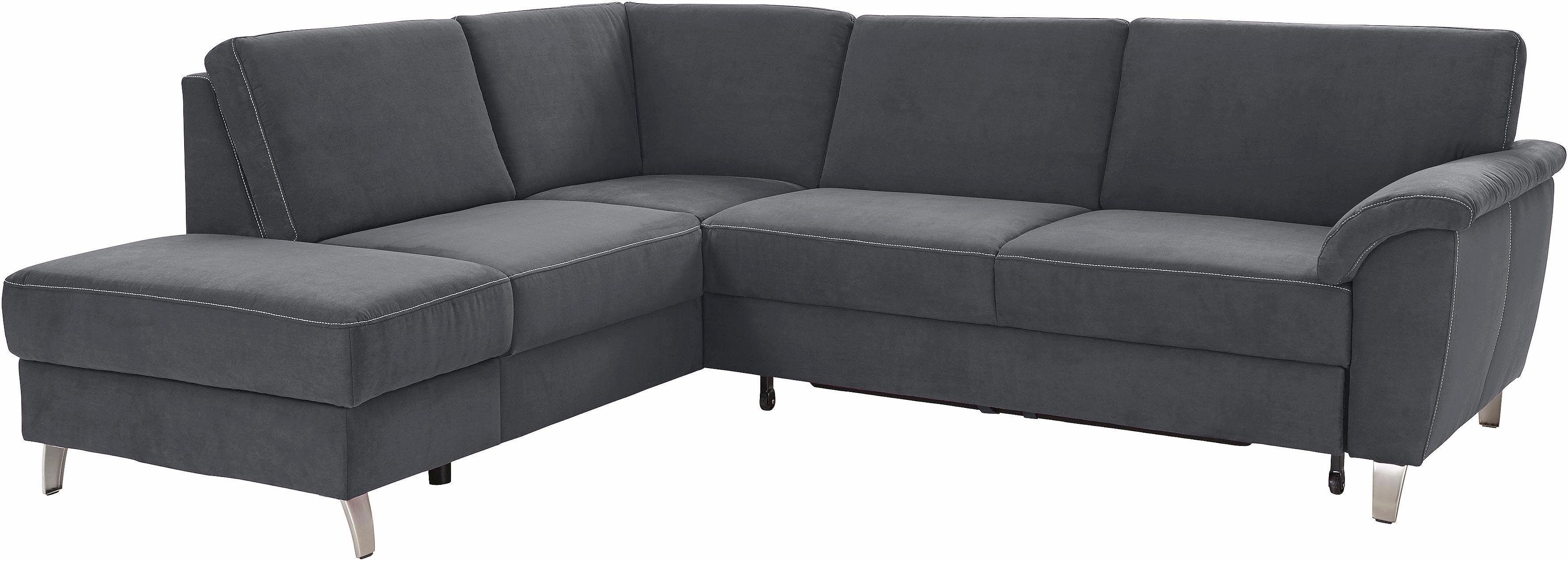 sit&more Hoekbank Texel L-vorm met binnenvering, naar keuze met slaapfunctie en bedkist