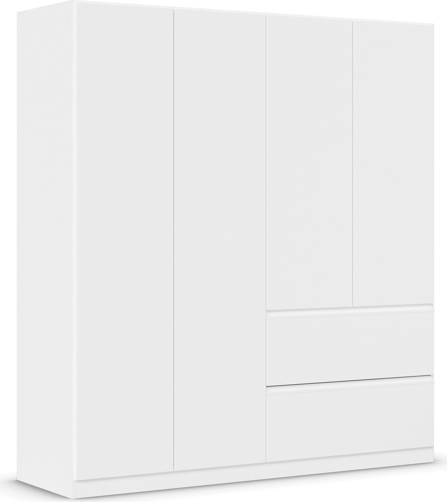 rauch Draaideurkast Kledingkast Kast Garderobe Wasmand COSTA in 3 Breedtes veel ruimte, greeploze front en push-to-open functie made in germany