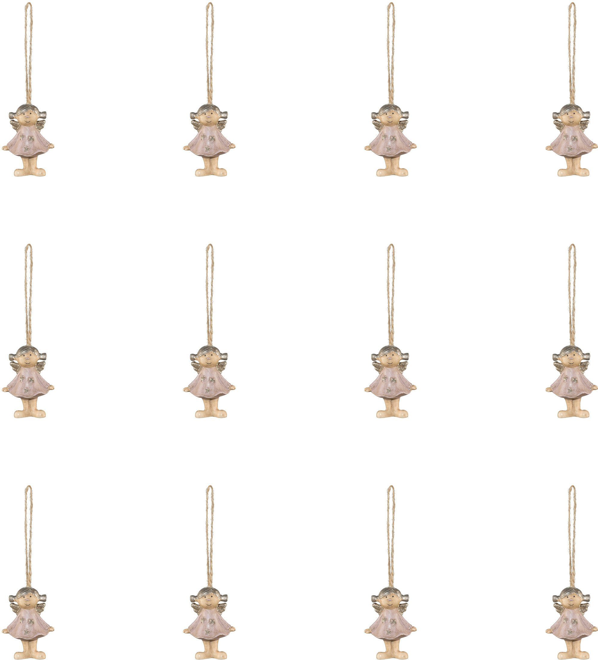 Creativ deco Boomversiering Kerstversiering, kerstboomdecoratie (12 stuks)