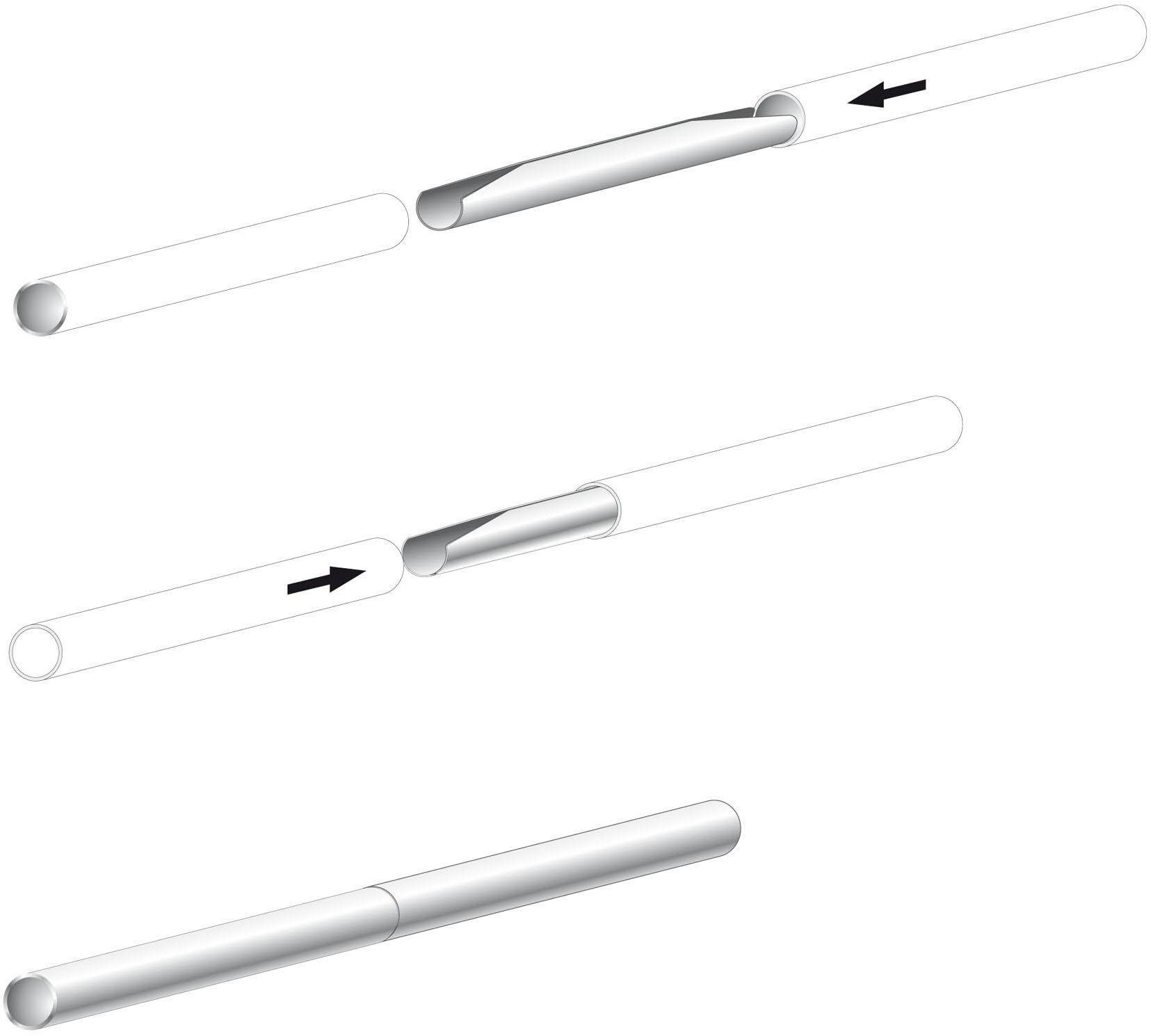 Liedeco Verbinding voor buizen ø 16 mm (1 stuk)