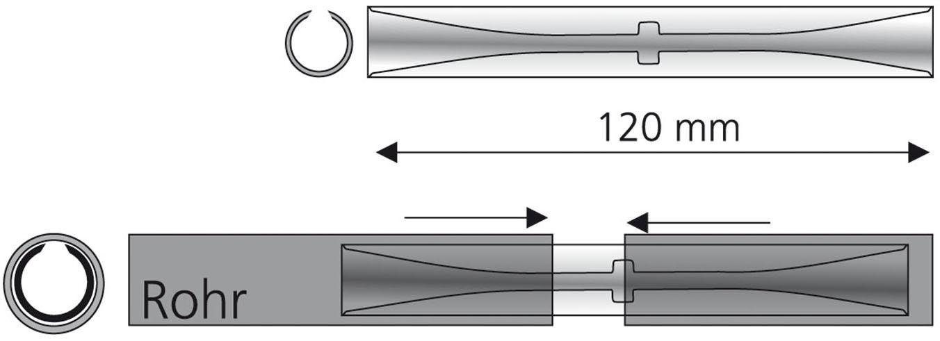 Liedeco Verbinding voor buizen ø 16 mm (1 stuk)
