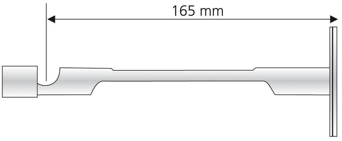 Liedeco Combinatie drager voor gordijnroedes en paneelgordijnrails ø 16 mm (1 stuk)