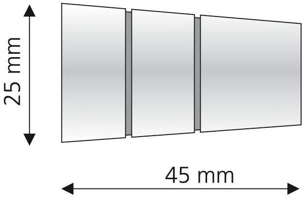 Liedeco Eindstuk voor gordijnroede Concav voor gordijnroeden ø 16 mm (set, 2 stuks)
