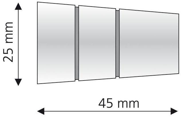 Liedeco Eindstuk voor gordijnroede Concav voor gordijnroeden ø 16 mm (set, 2 stuks)